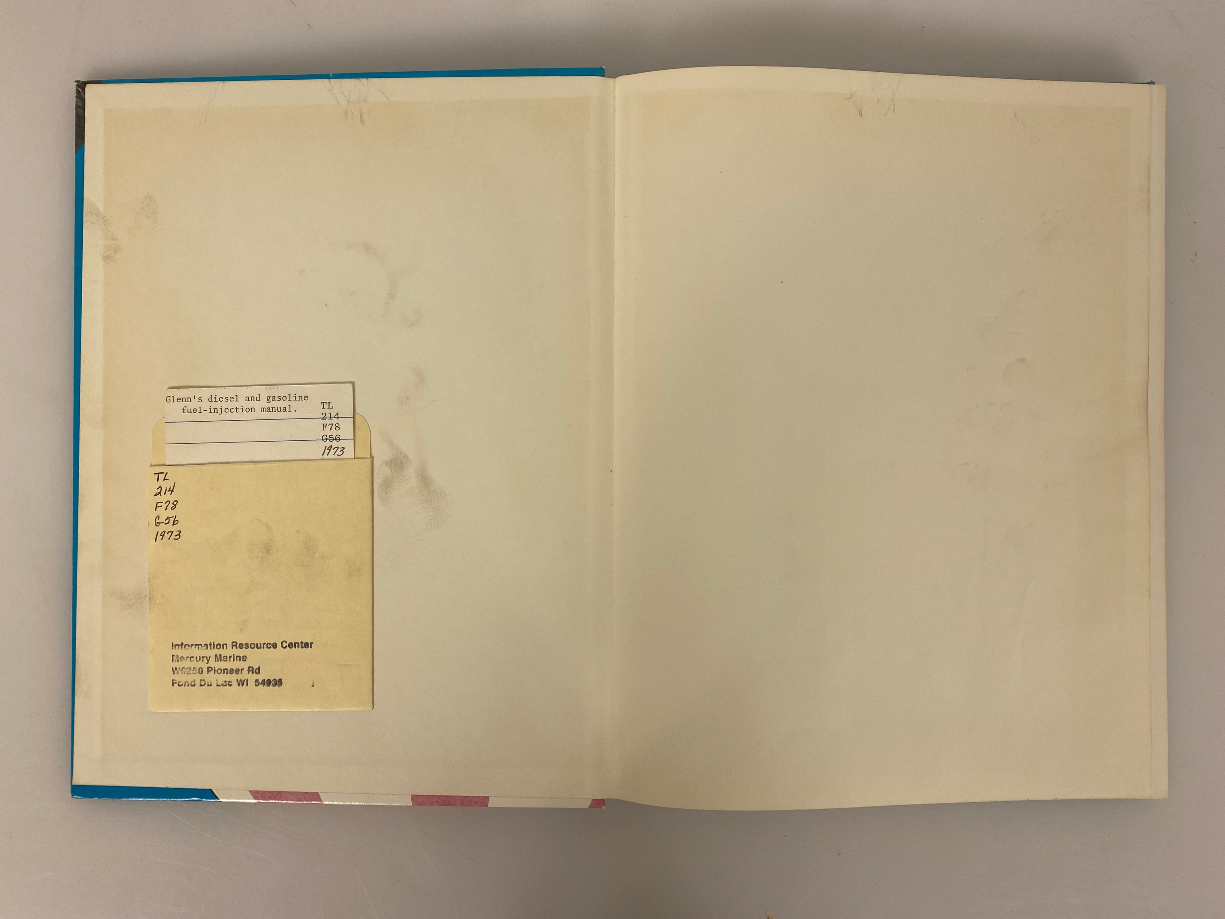 Glenn's Diesel & Gasoline Fuel-Injection Manual 1973 Ex-Library HC