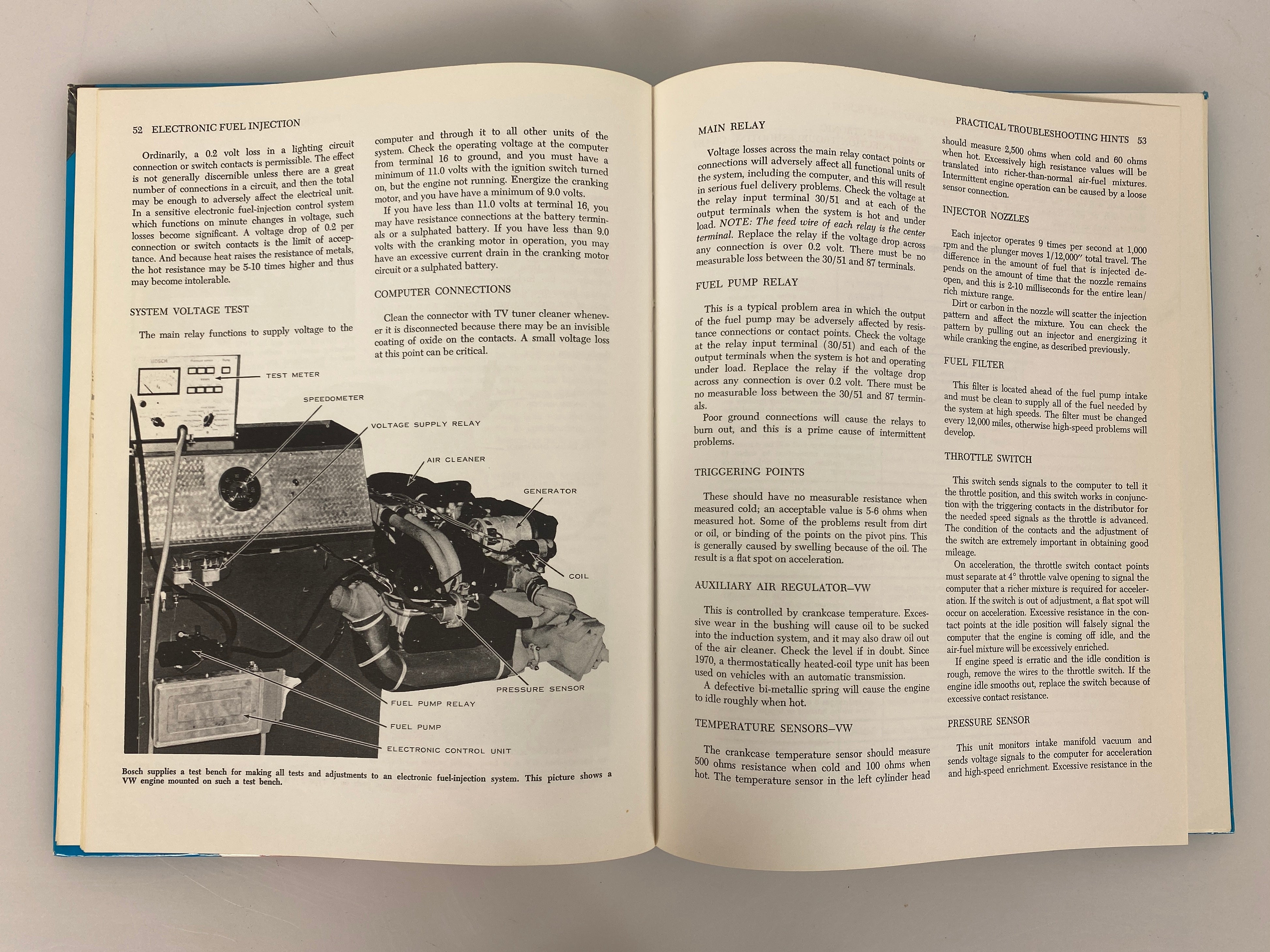 Glenn's Diesel & Gasoline Fuel-Injection Manual 1973 Ex-Library HC