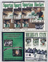 Go Green Sports Ephemera MSU Hockey Programs Lot of 5 (1993-1996)