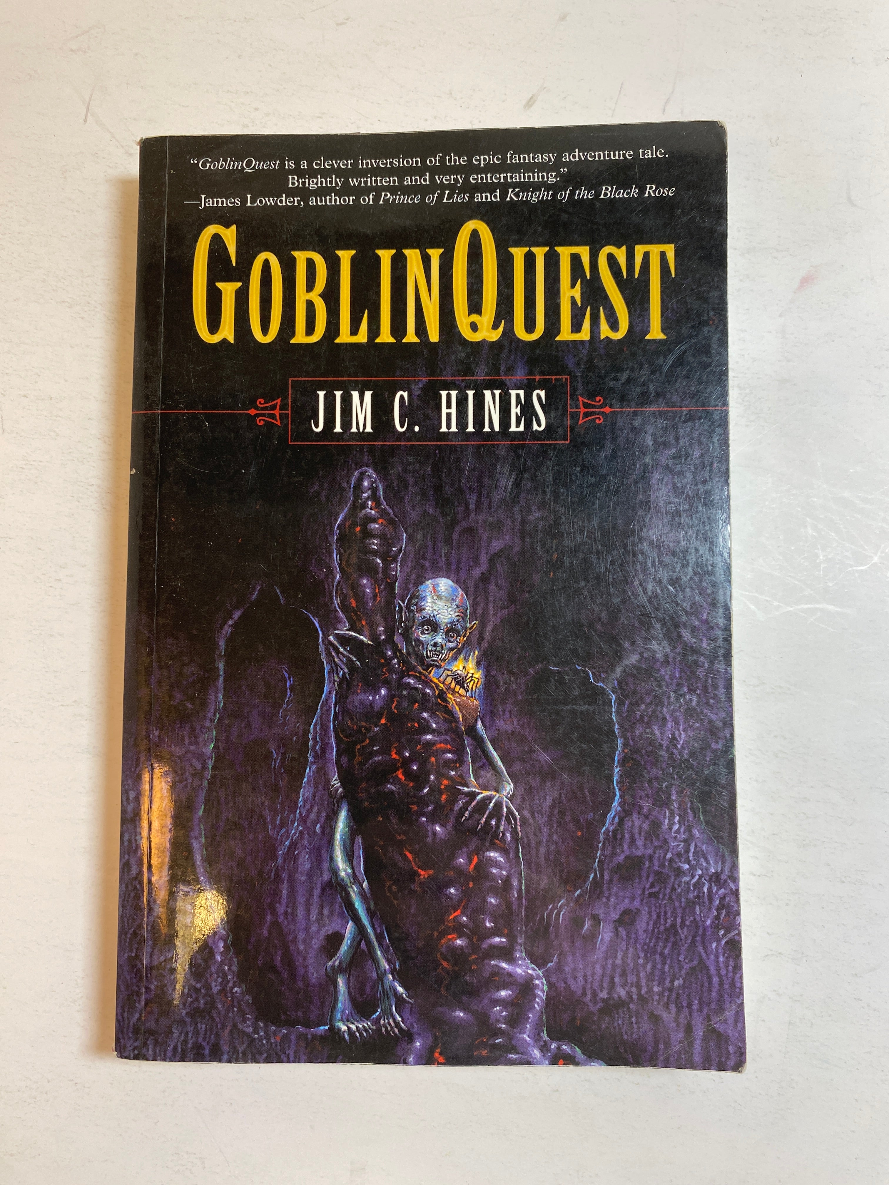 Goblin Quest SC Jim Hines 2005 *signed*