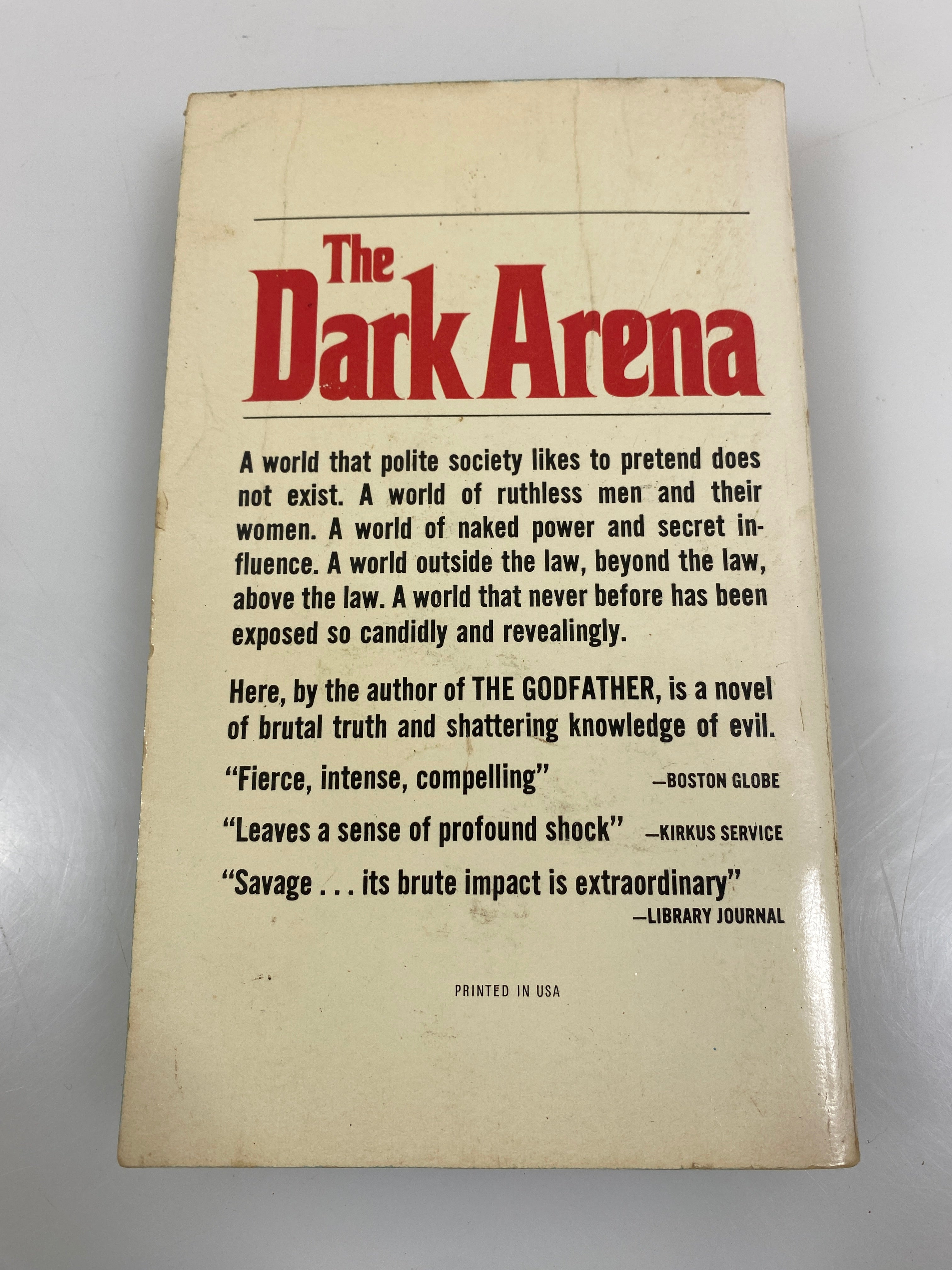 Godfather Dark Arena Mario Puzo Paperback SC 1972