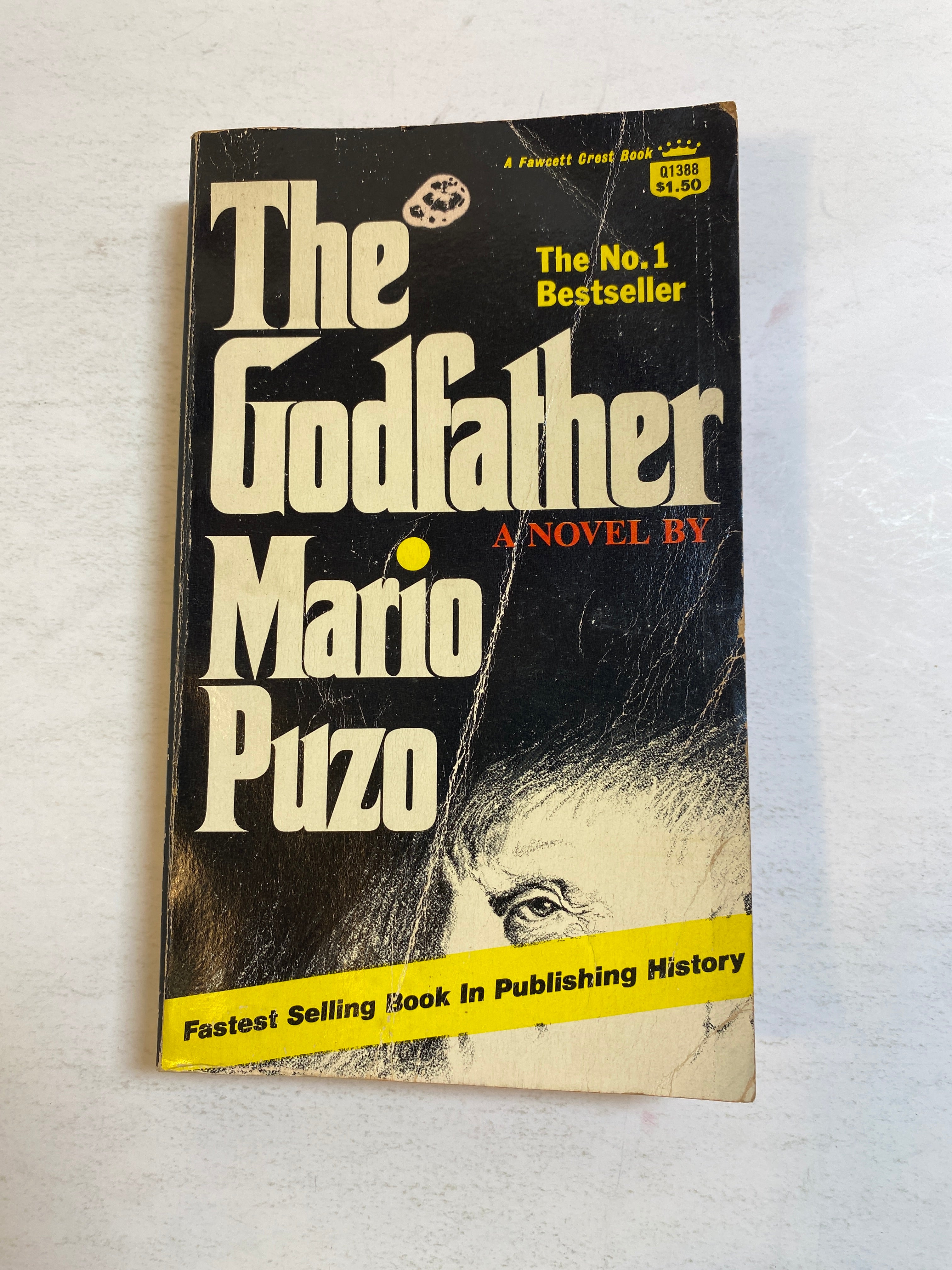 Godfather Mario Puzo paperback Fawcett Crest 1969