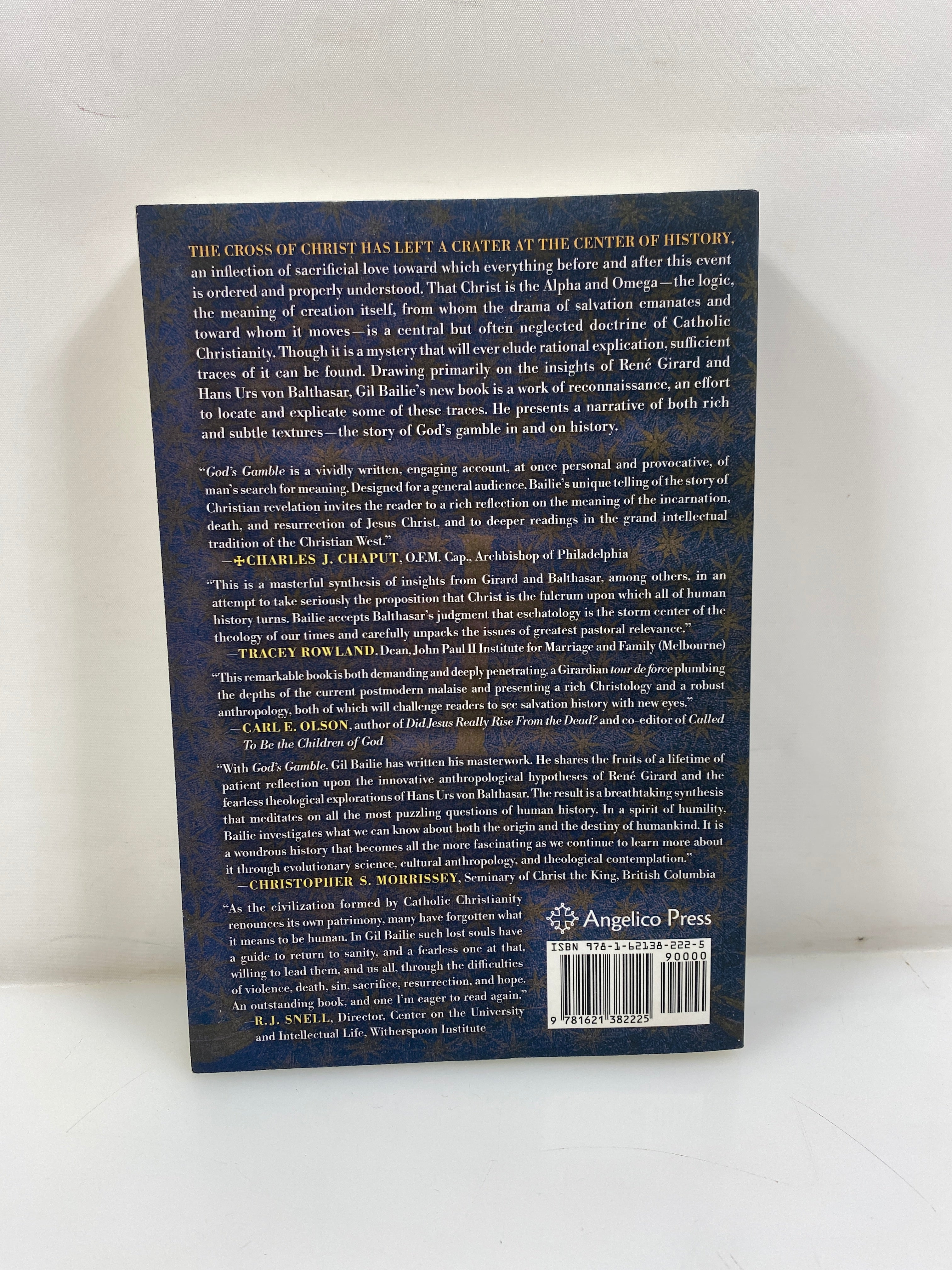 God's Gamble by Gil Bailie Angelico Press 2016 SC