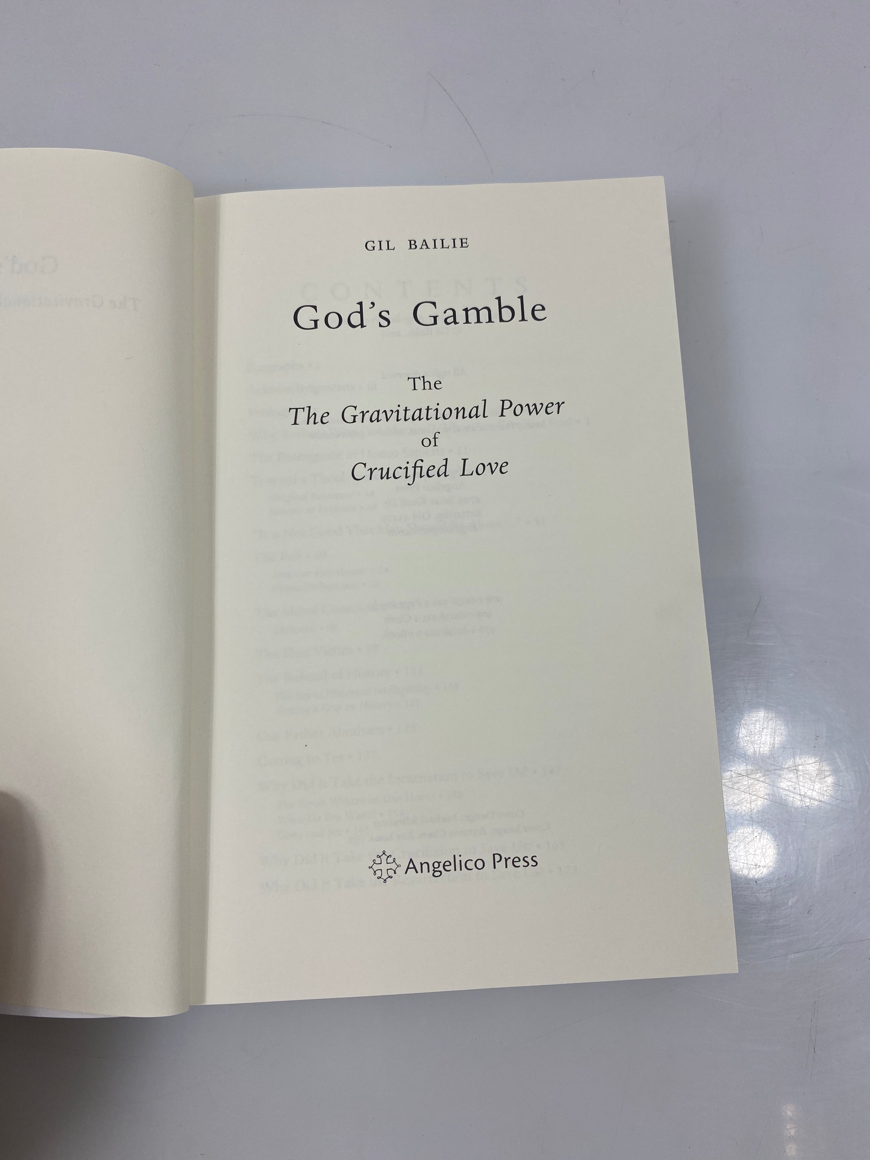 God's Gamble by Gil Bailie Angelico Press 2016 SC