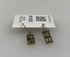 Gold Light Blue Rectangle Mosaic Earrings