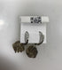 Gold Spring Knot Ball Earrings