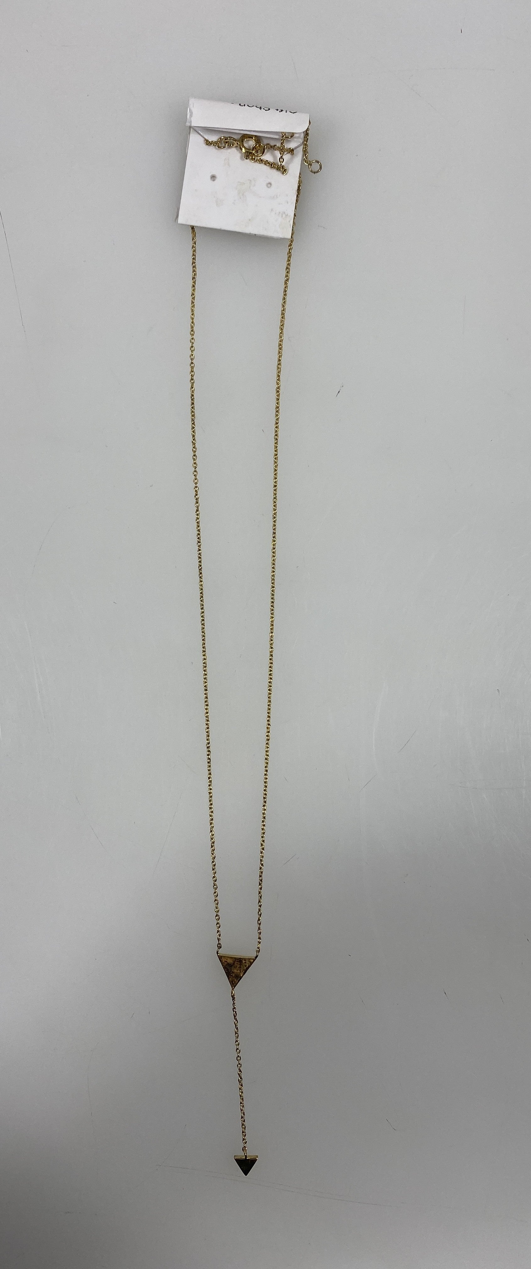 Gold Triangle Necklace