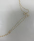 Gold White Beaded Layered Necklace