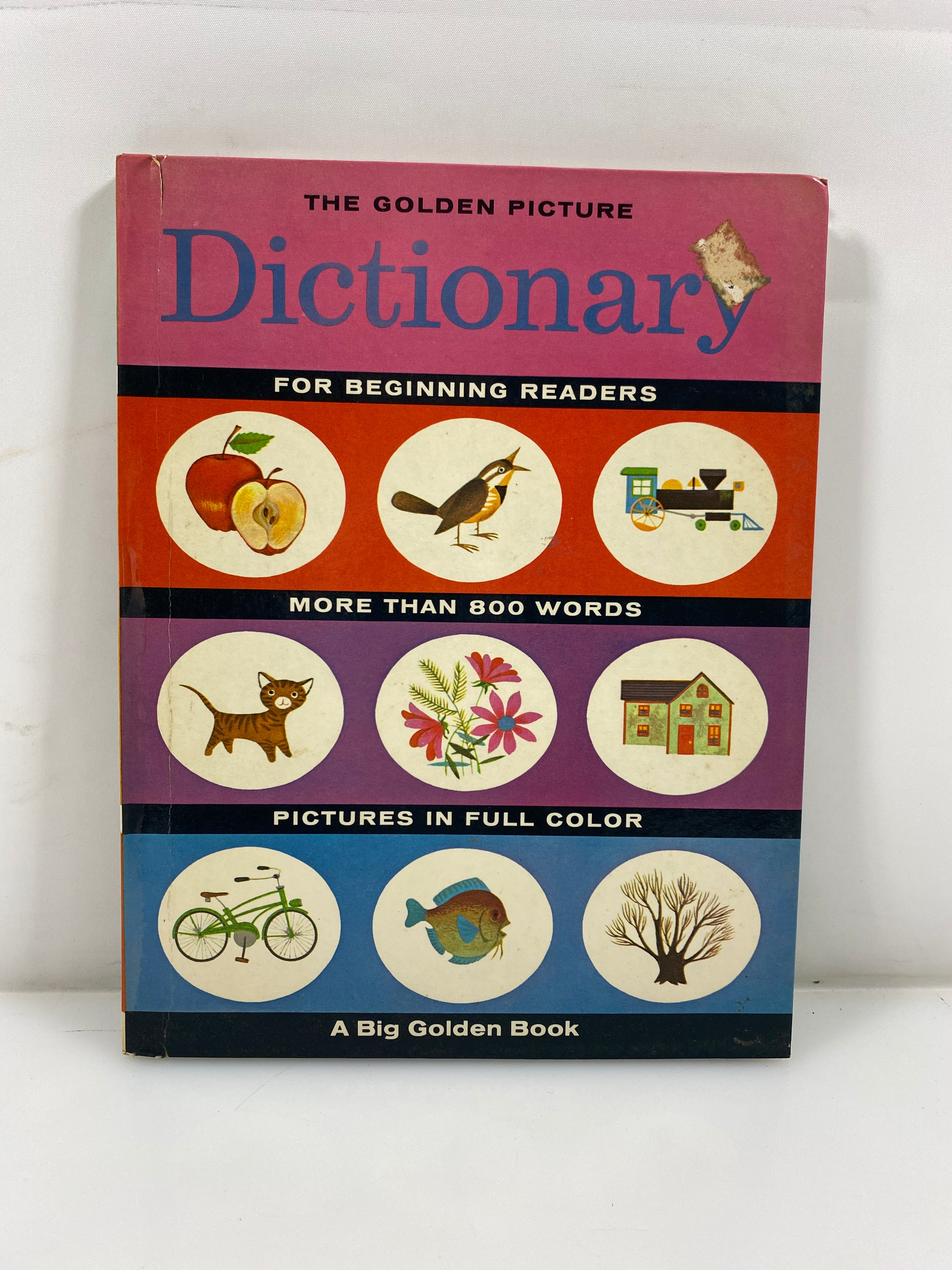 Golden Book Dictionary For Beginning Readers 1971 HC