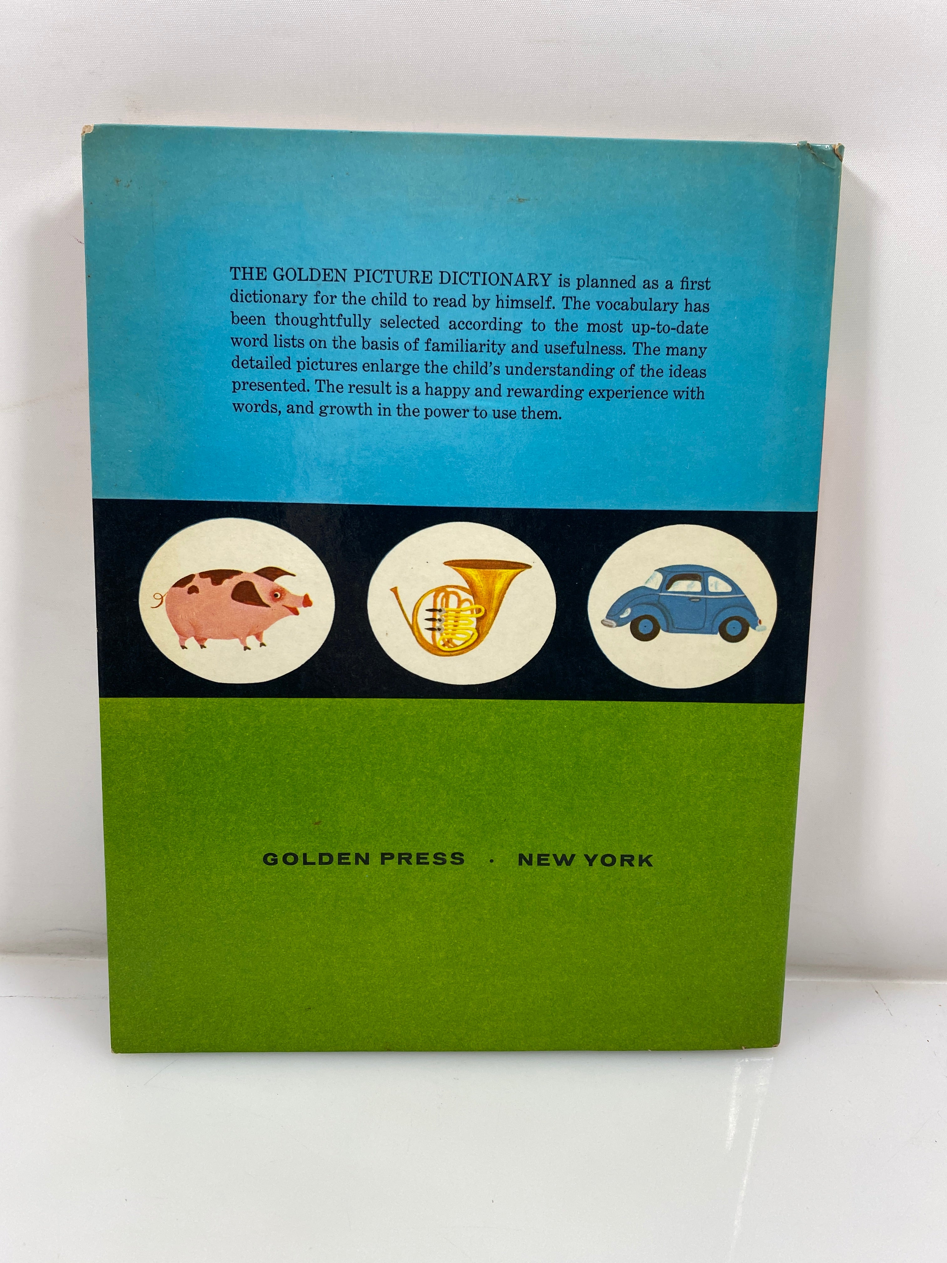 Golden Book Dictionary For Beginning Readers 1971 HC