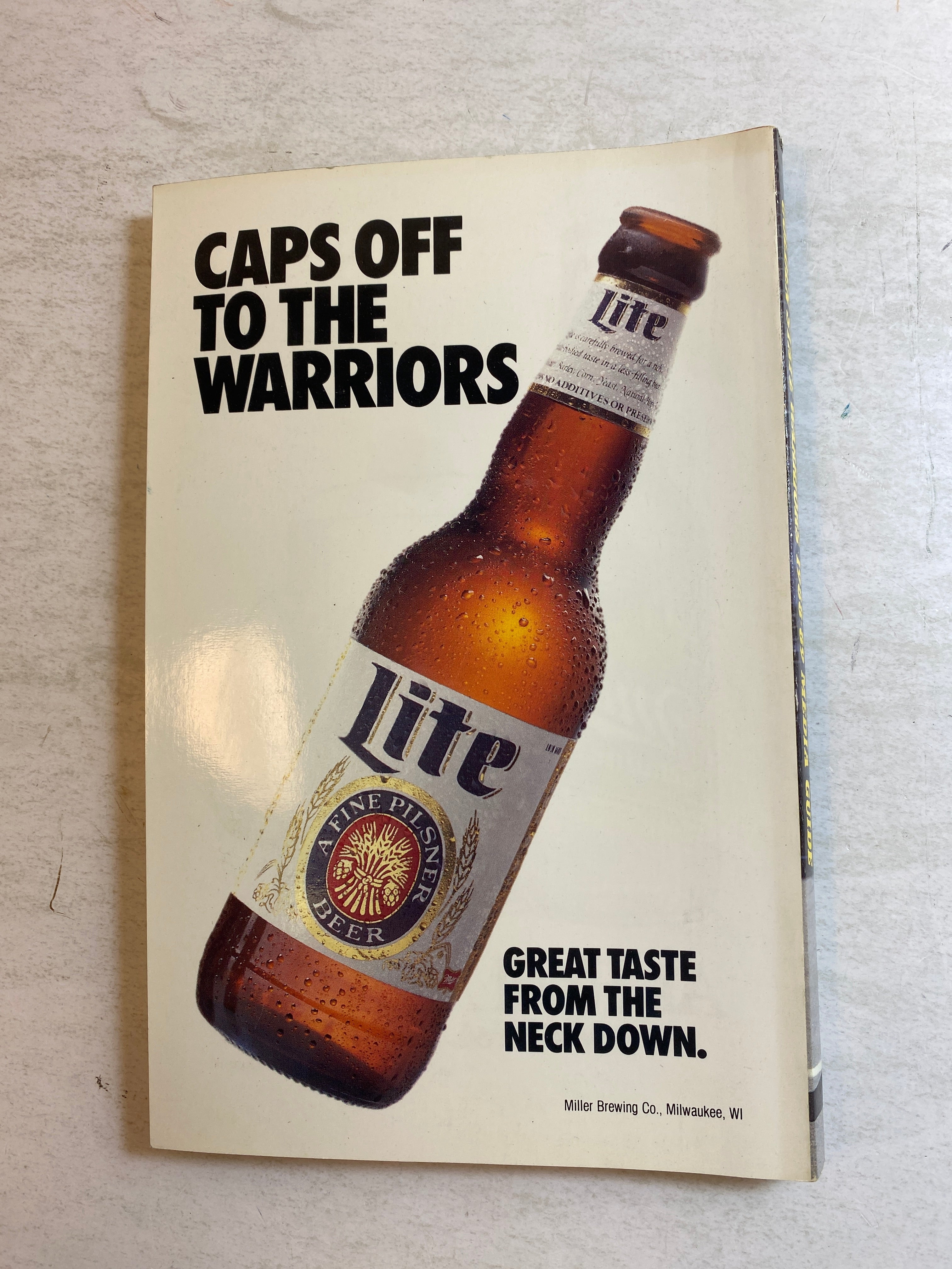 Golden State Warriors NBA Media Guide 1988-1989