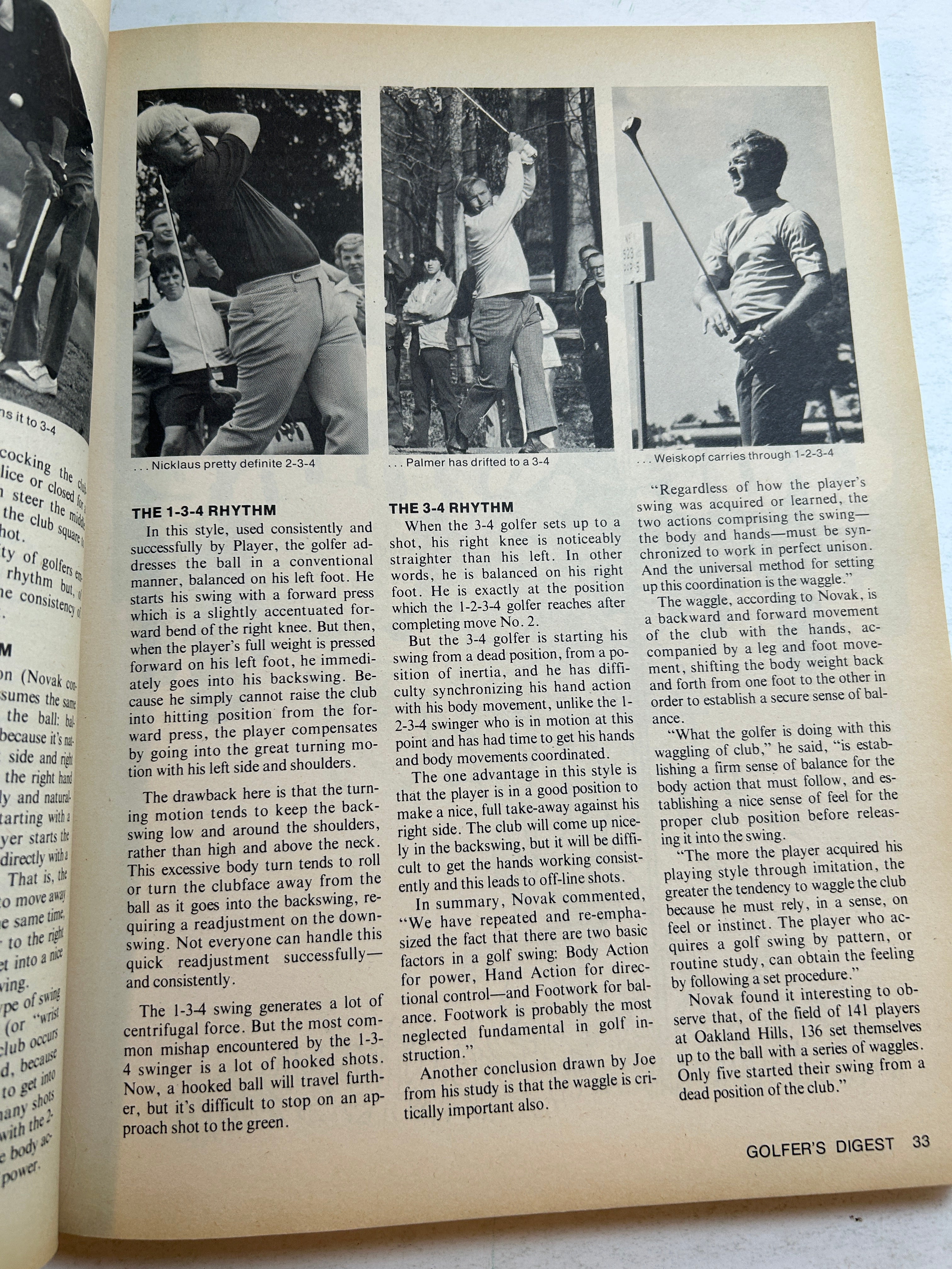 Golfer's Digest Editor Earl Puckett 6th Ed 1974