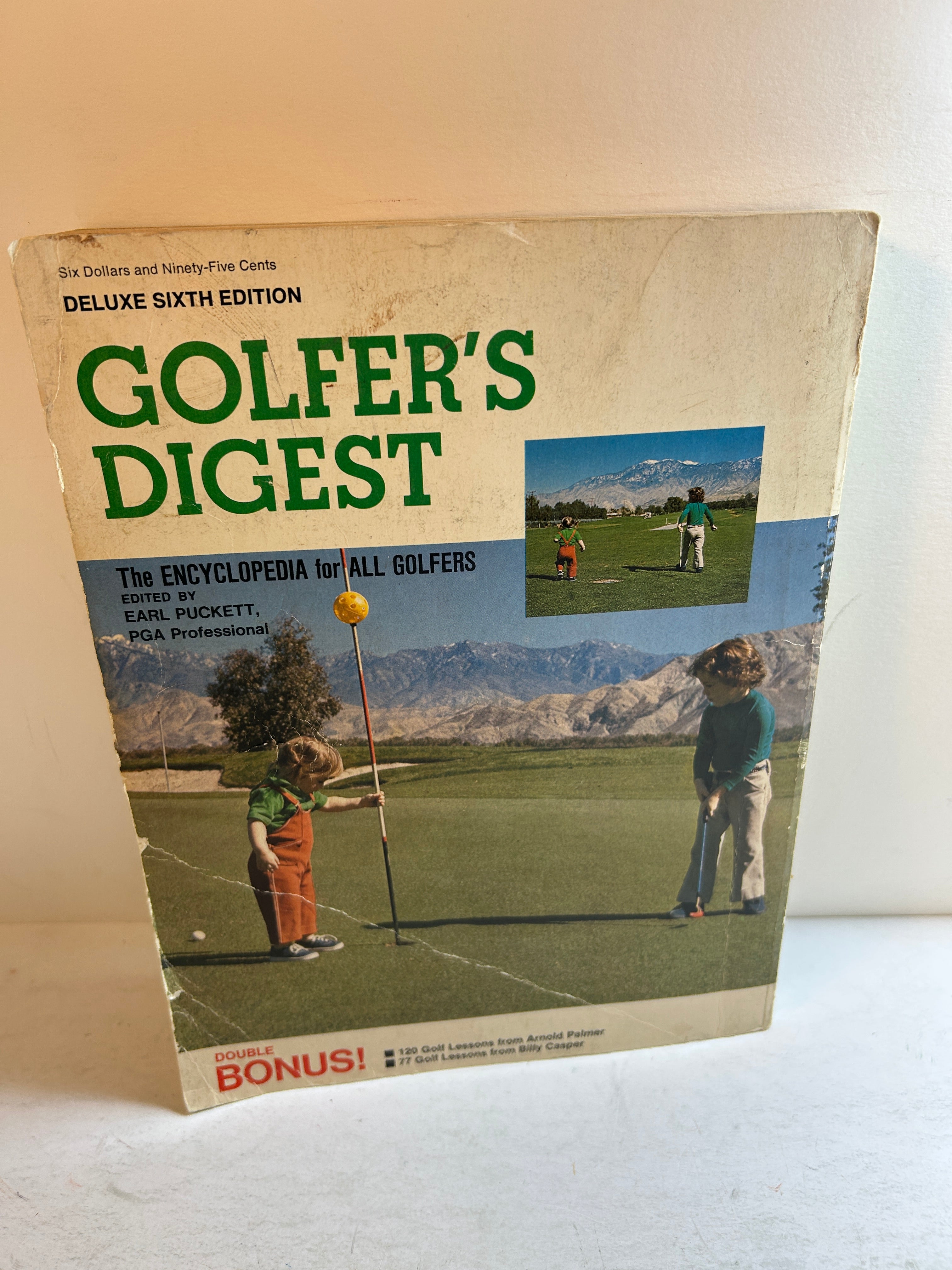 Golfer's Digest Editor Earl Puckett 6th Ed 1974