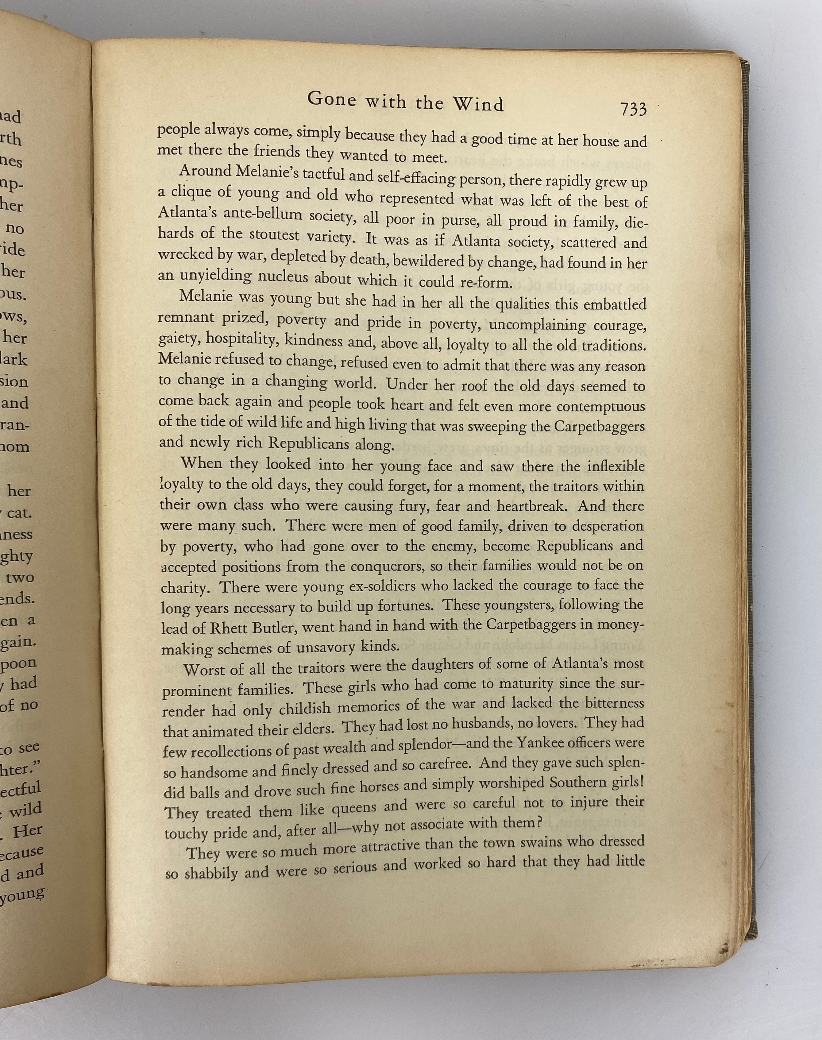 Gone With the Wind Margaret Mitchell 1936 1st Ed September 1936 Printing HC