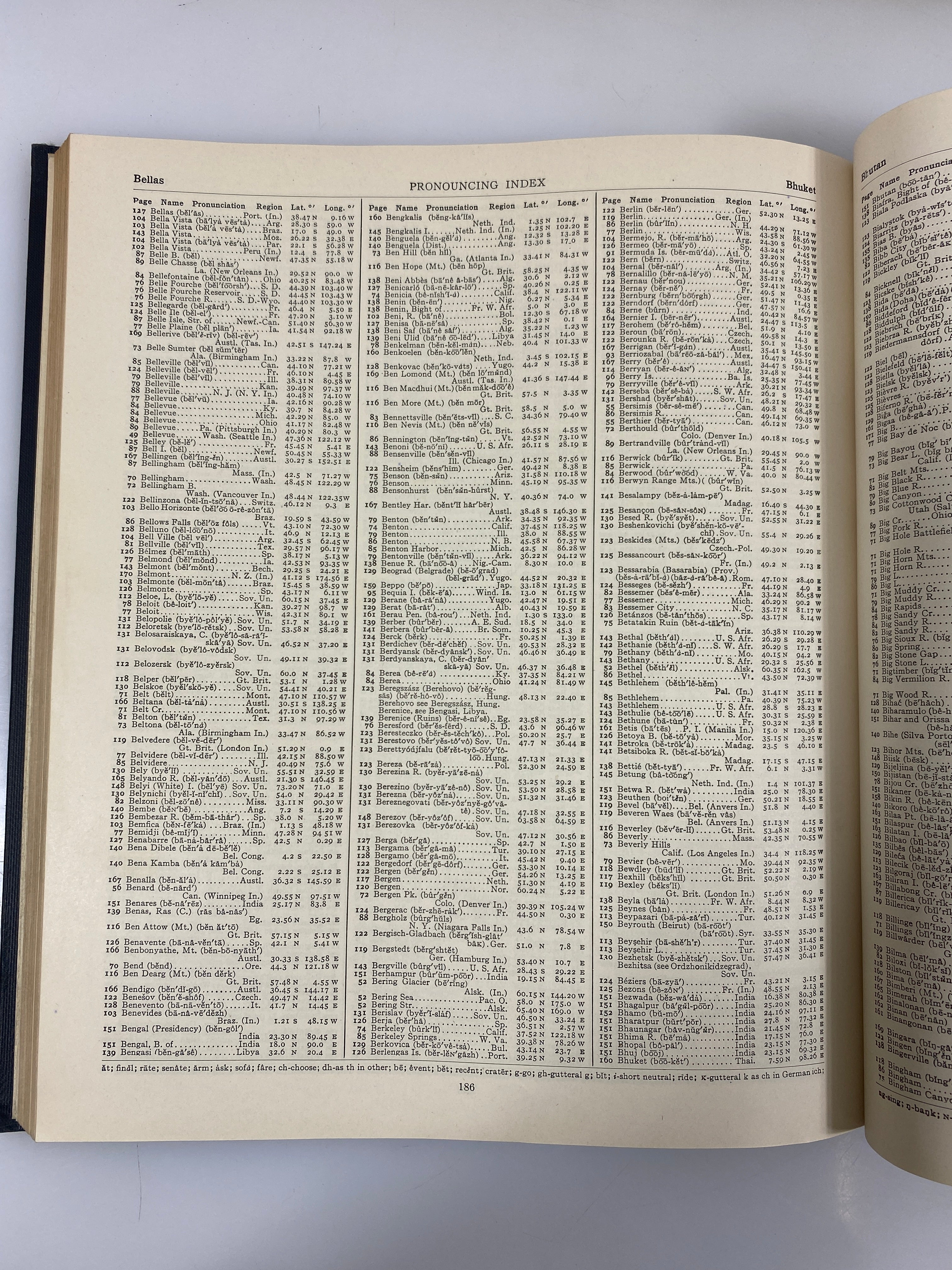 Goode's School Atlas by Paul Goode 1943 HC