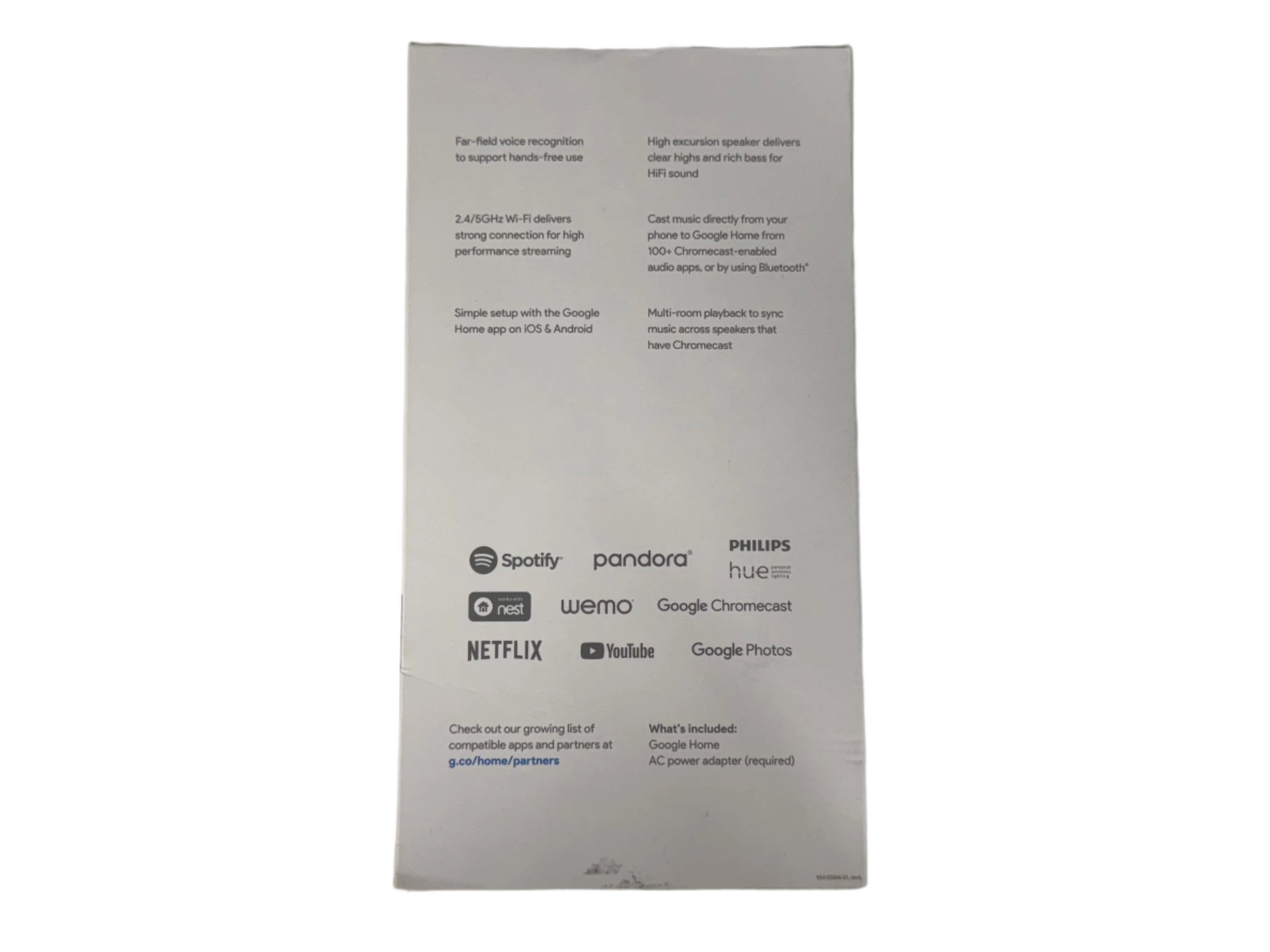 Google Home GA3A00417A14 Personal Assistant Smart Speaker