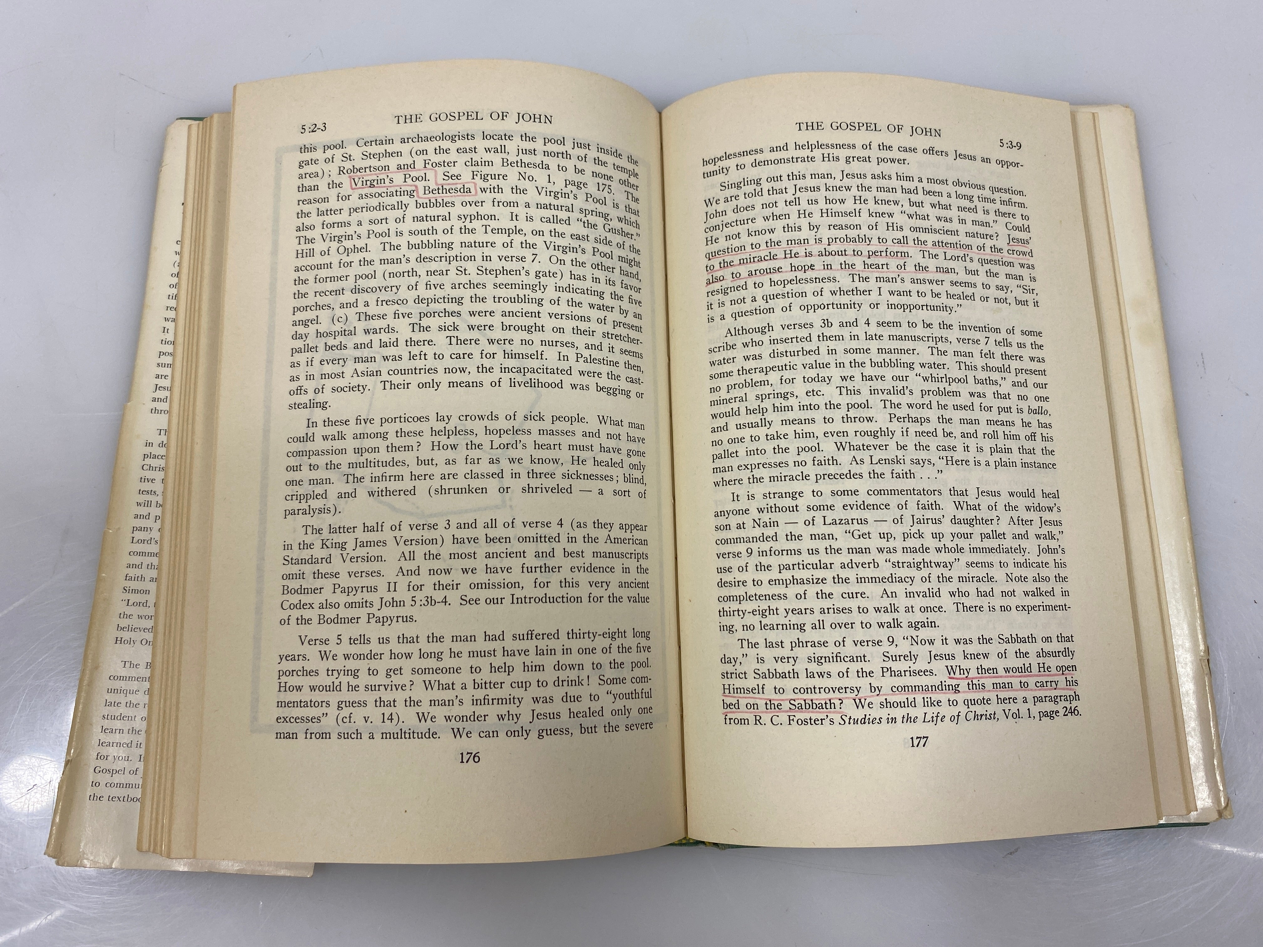 Gospel of John, Vol. I by Butler Bible Study Textbook 1961 HCDJ