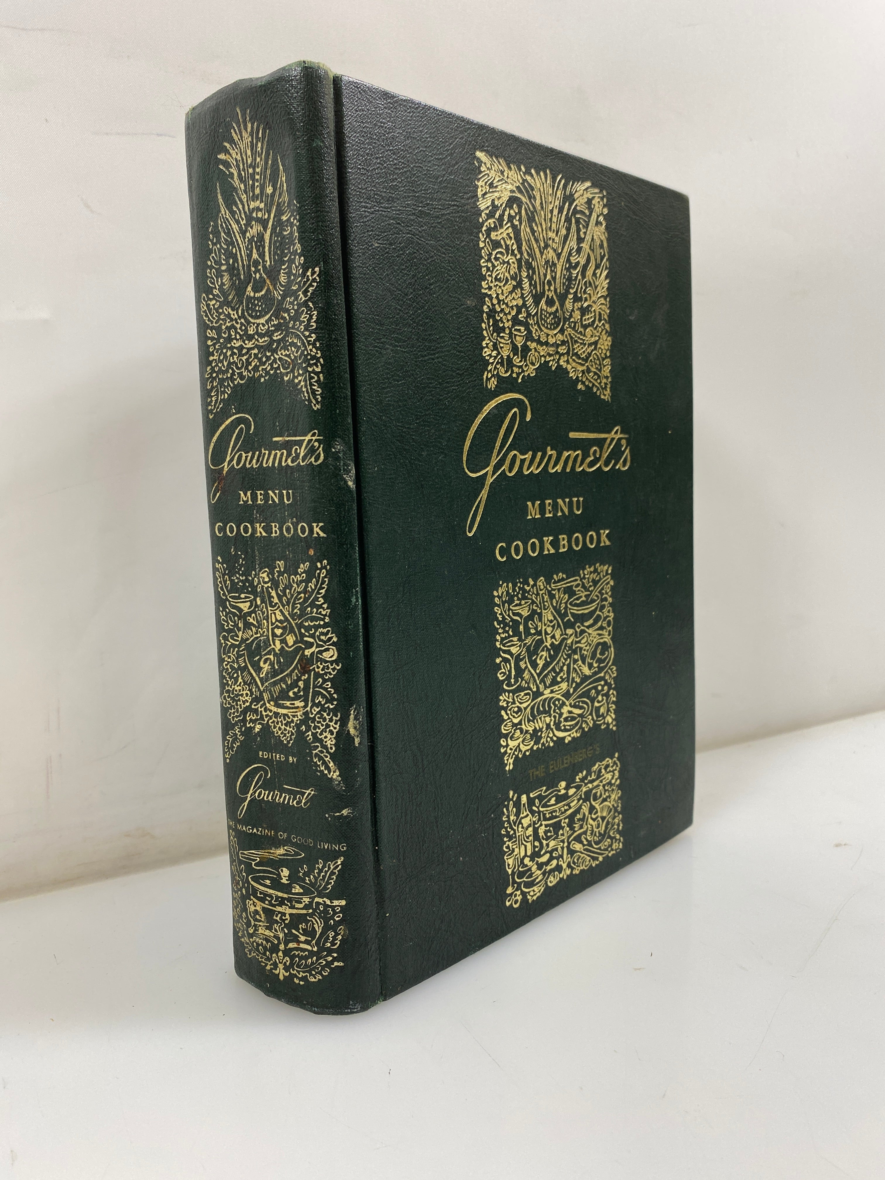 Gourmet's Menu Cookbook 2nd Print 1963 HC