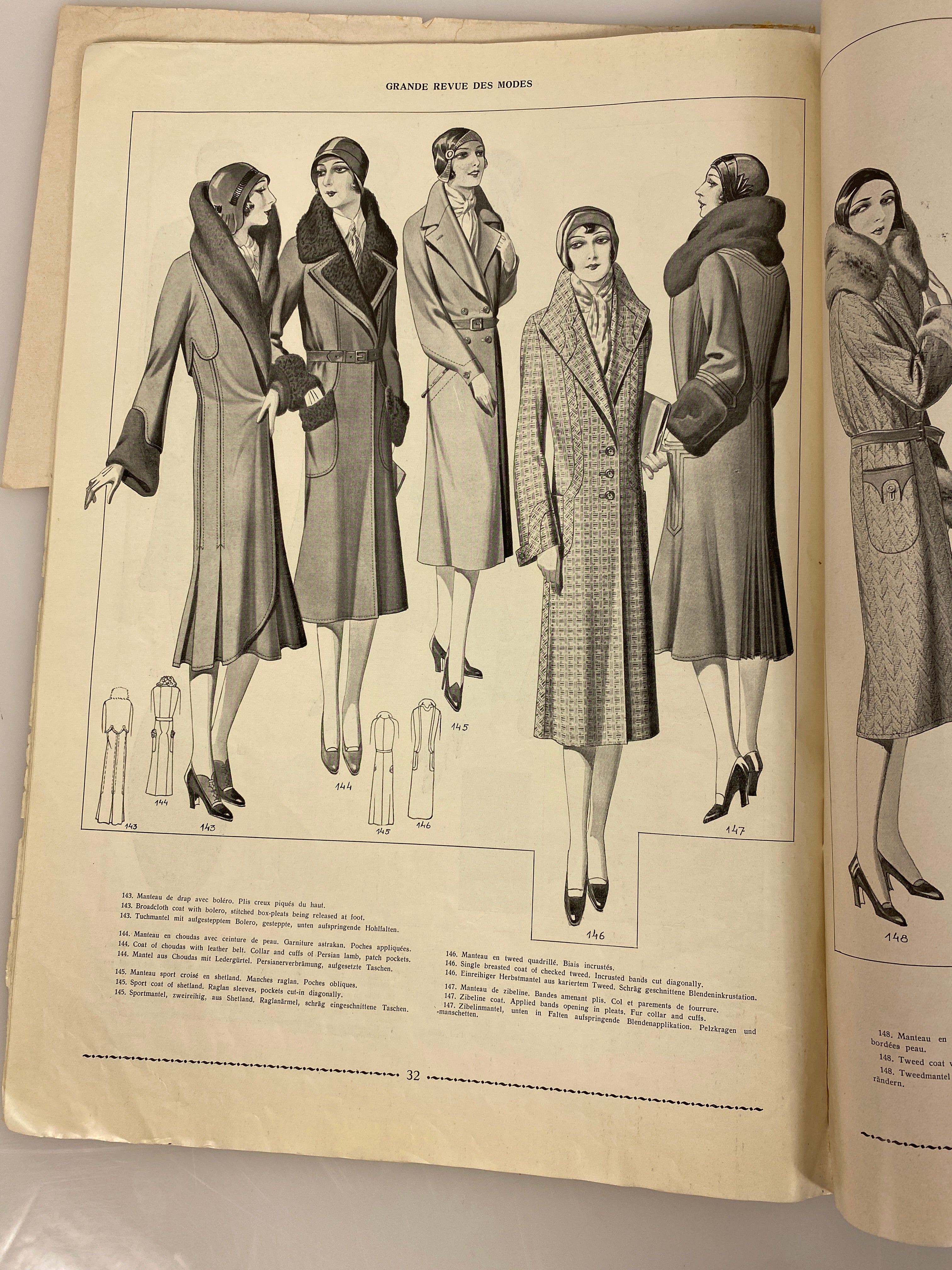 Grande Revue des Modes vintage French fashion periodical