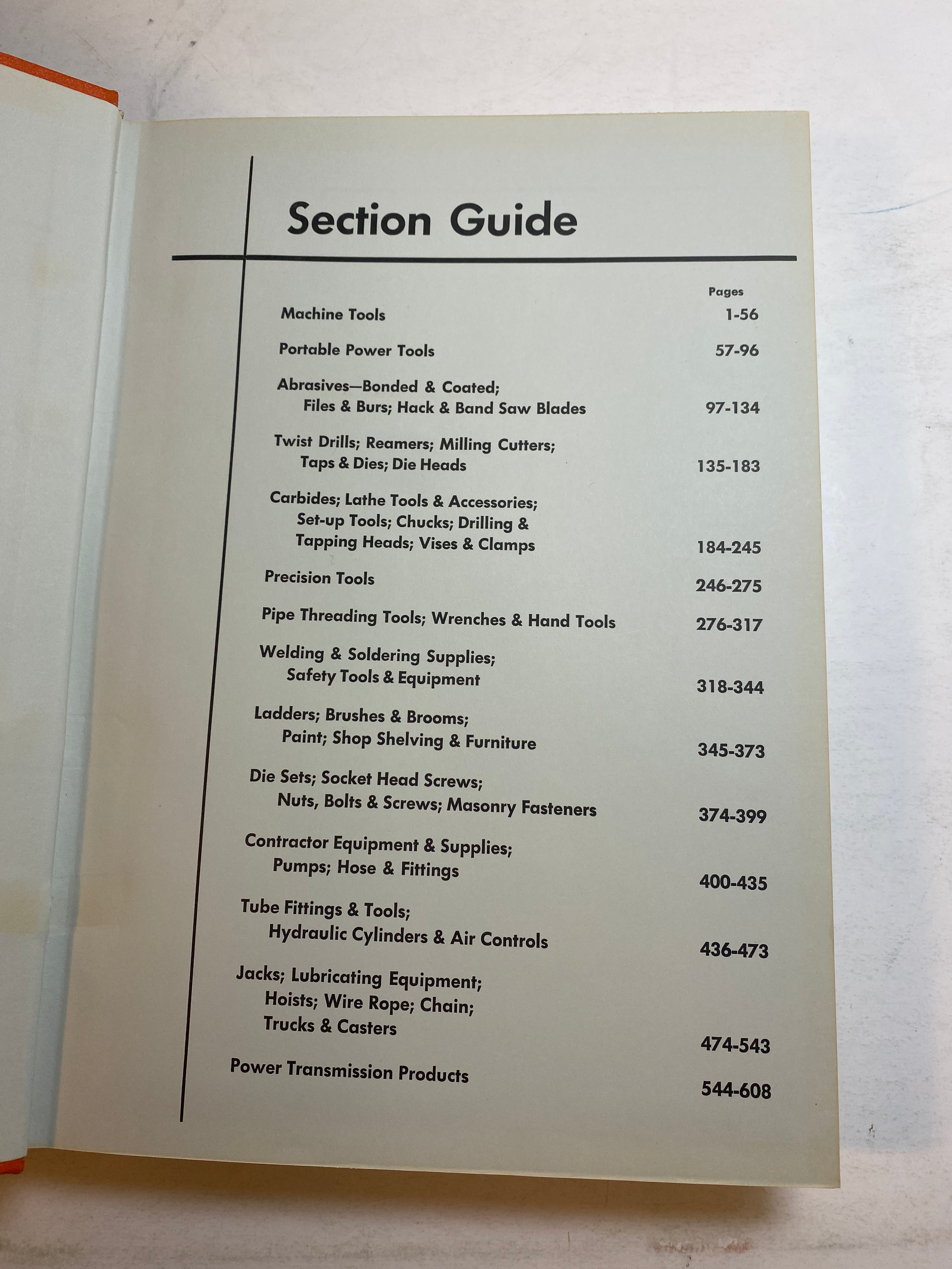 Gransden Hall Flint Michigan Machine Tool Catalog HC 1965