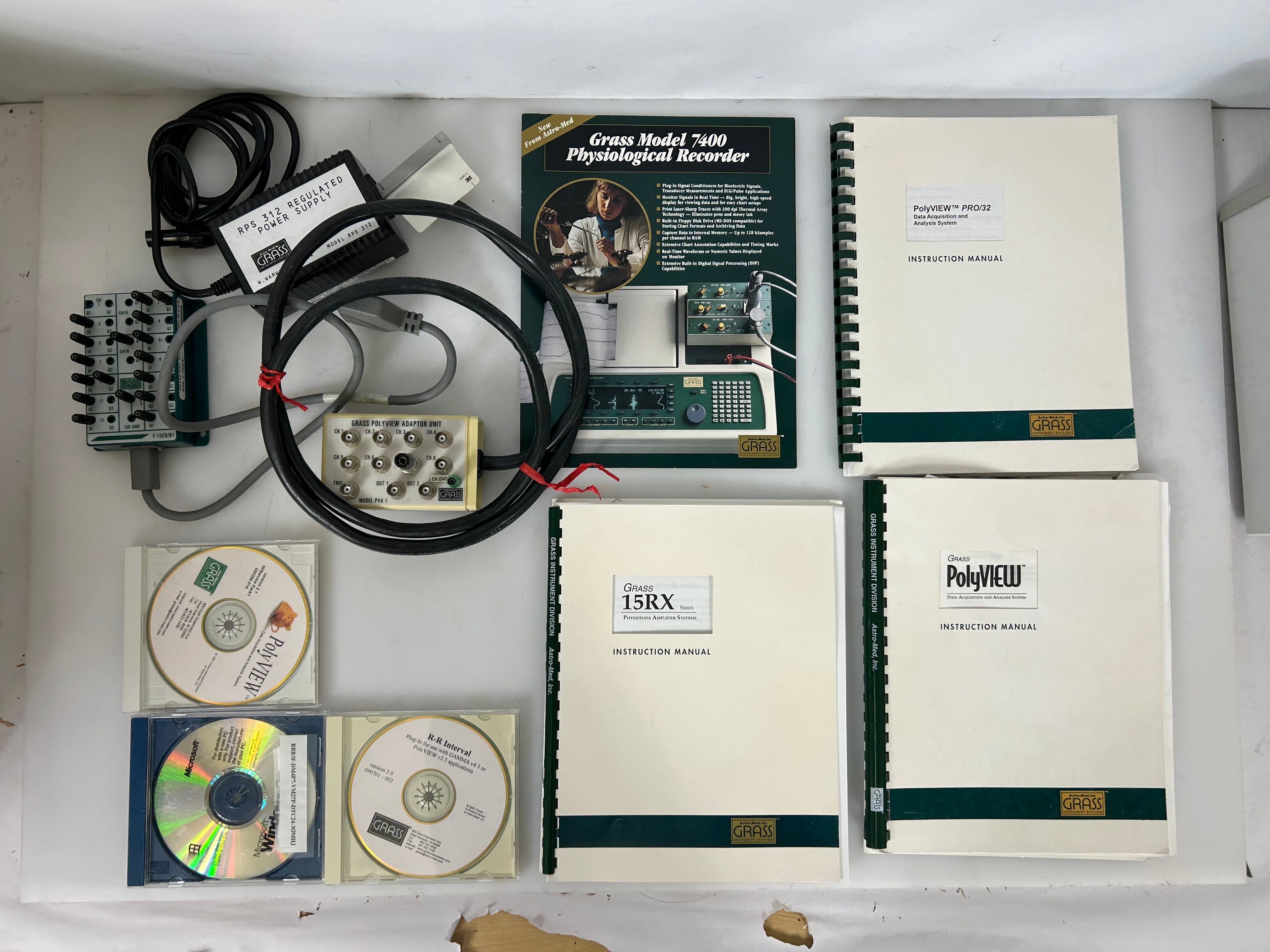 Grass instrument Company Model 15 RX Physiodata Amplifier System *Untested*
