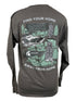 Gray Michigan State Long Sleeve T-Shirt Unisex Size Medium