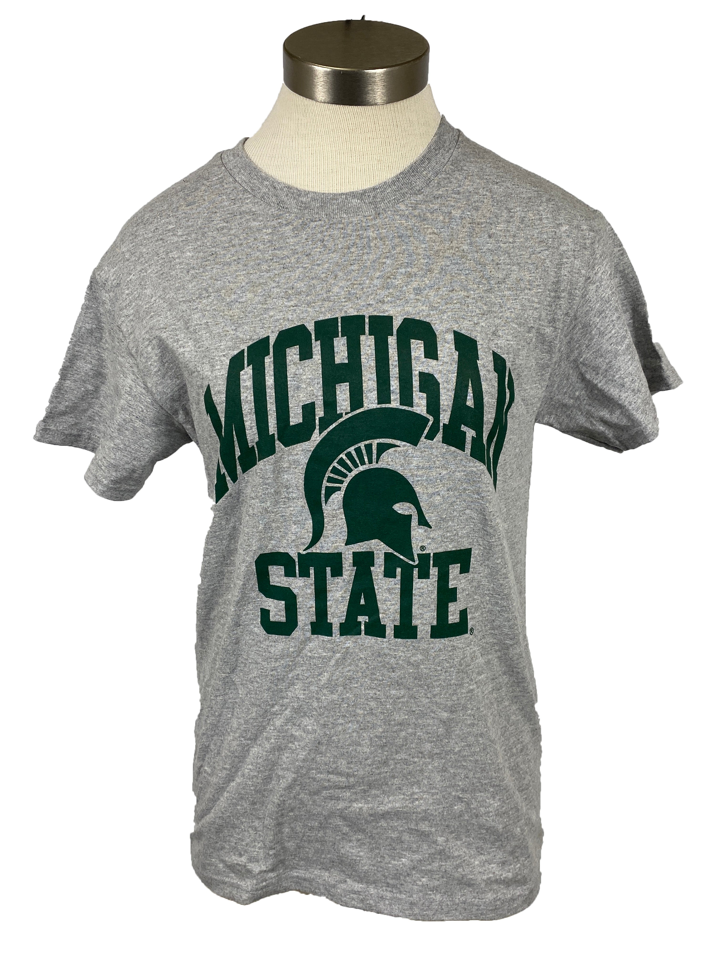 Gray Michigan State T-Shirt Unisex Size S