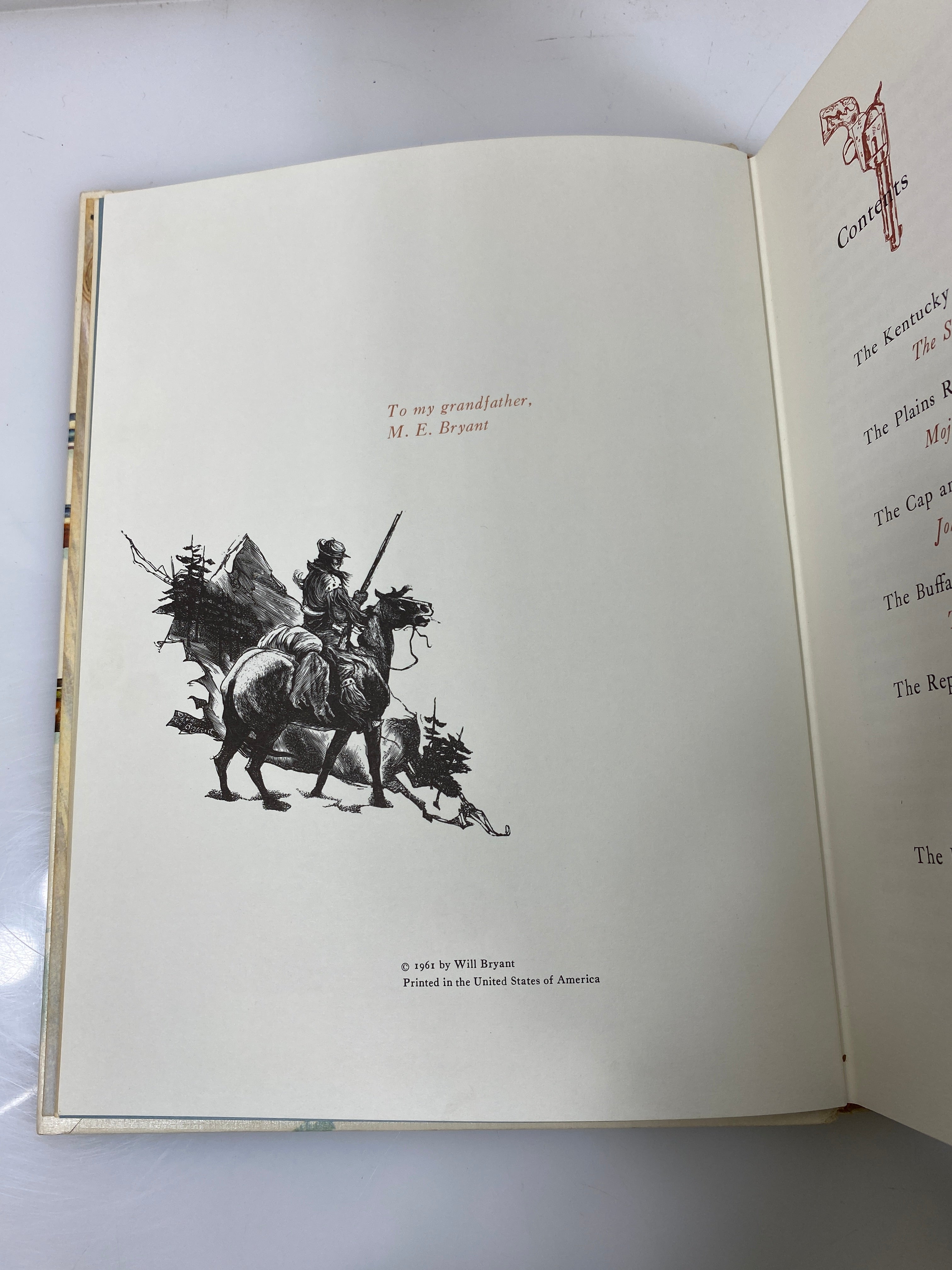Great American Guns and Frontier Fighters by Bryant 1961 HC
