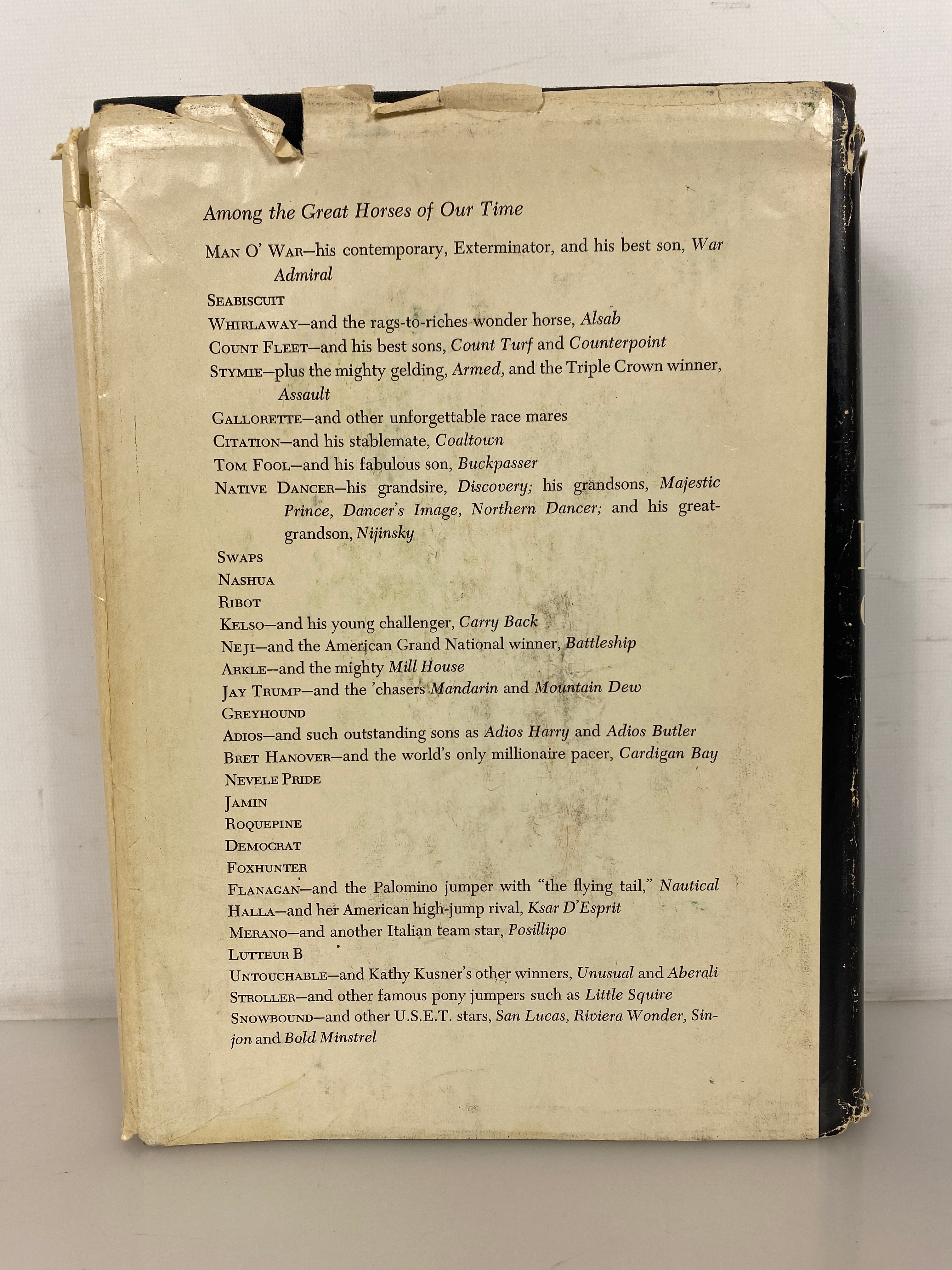 Great Horses of Our Time by M.A. Stoneridge 1972 First Edition HC DJ