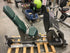 Green and Grey Leg Press Pulley Machine