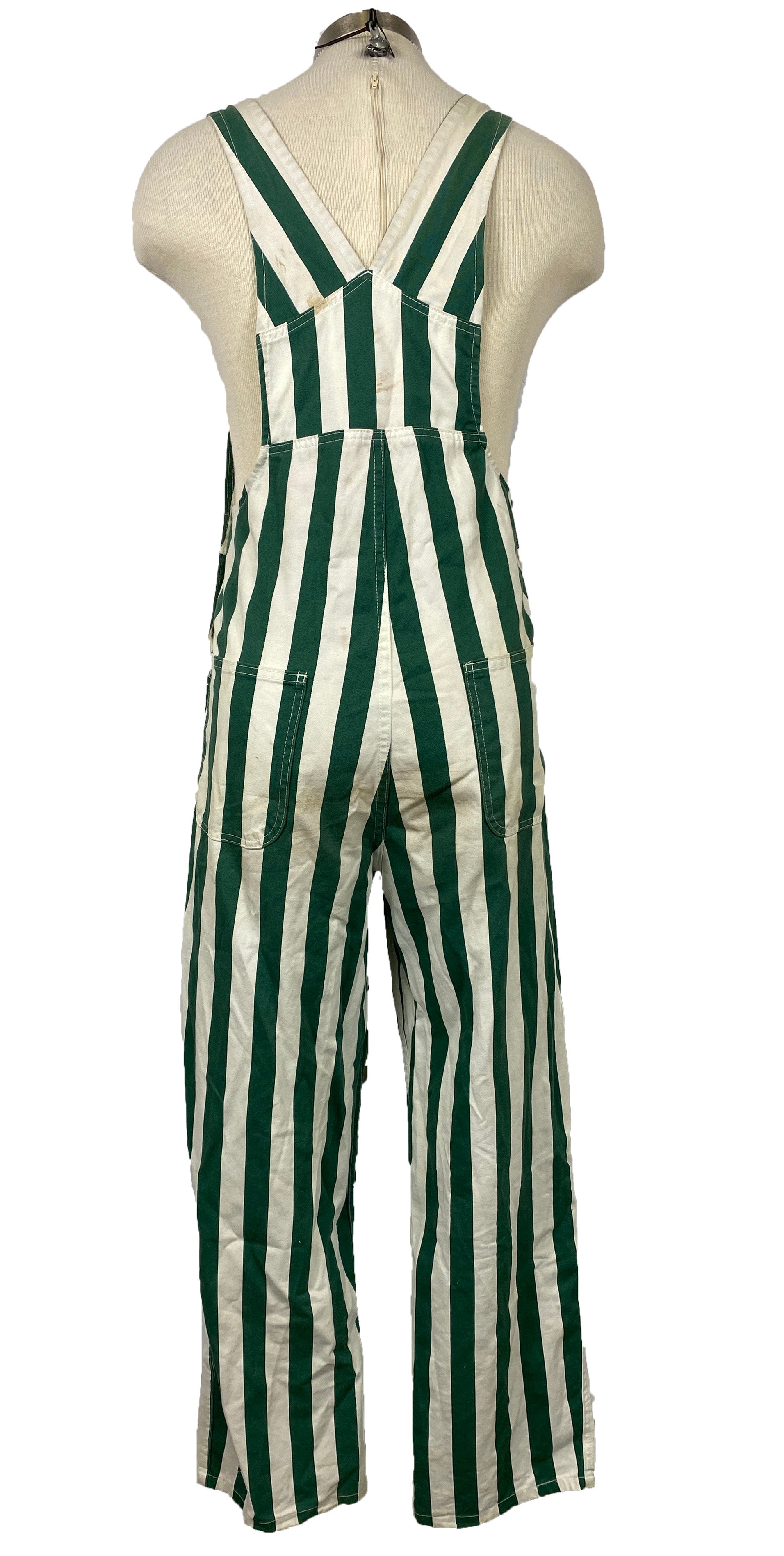 Green and White Game Day Bibs Size S