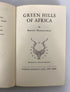 Green Hills of Africa by Hemingway 1935 The Scribner Library SC