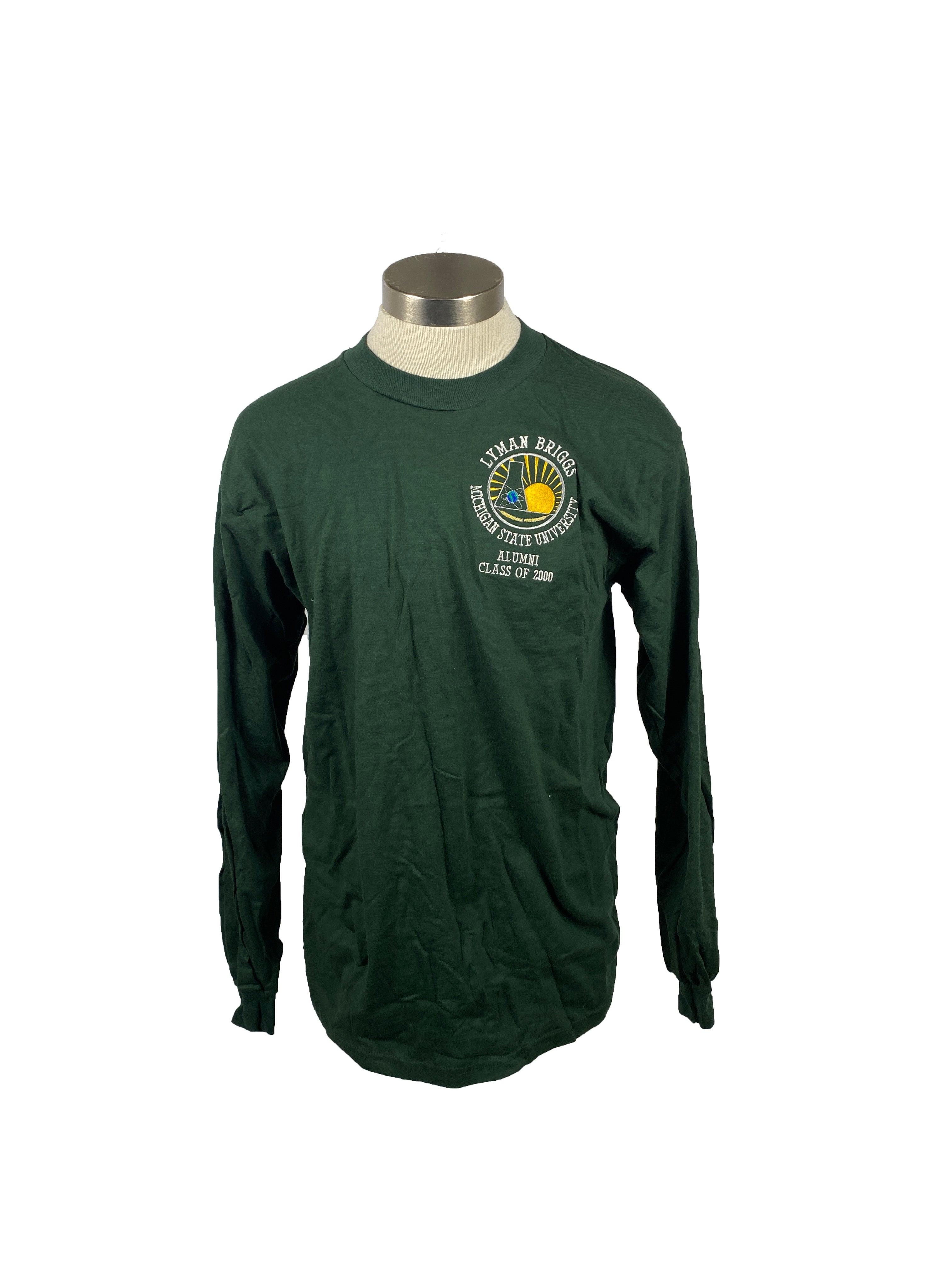 Green Lyman Briggs Long Sleeve Shirt Unisex Size L