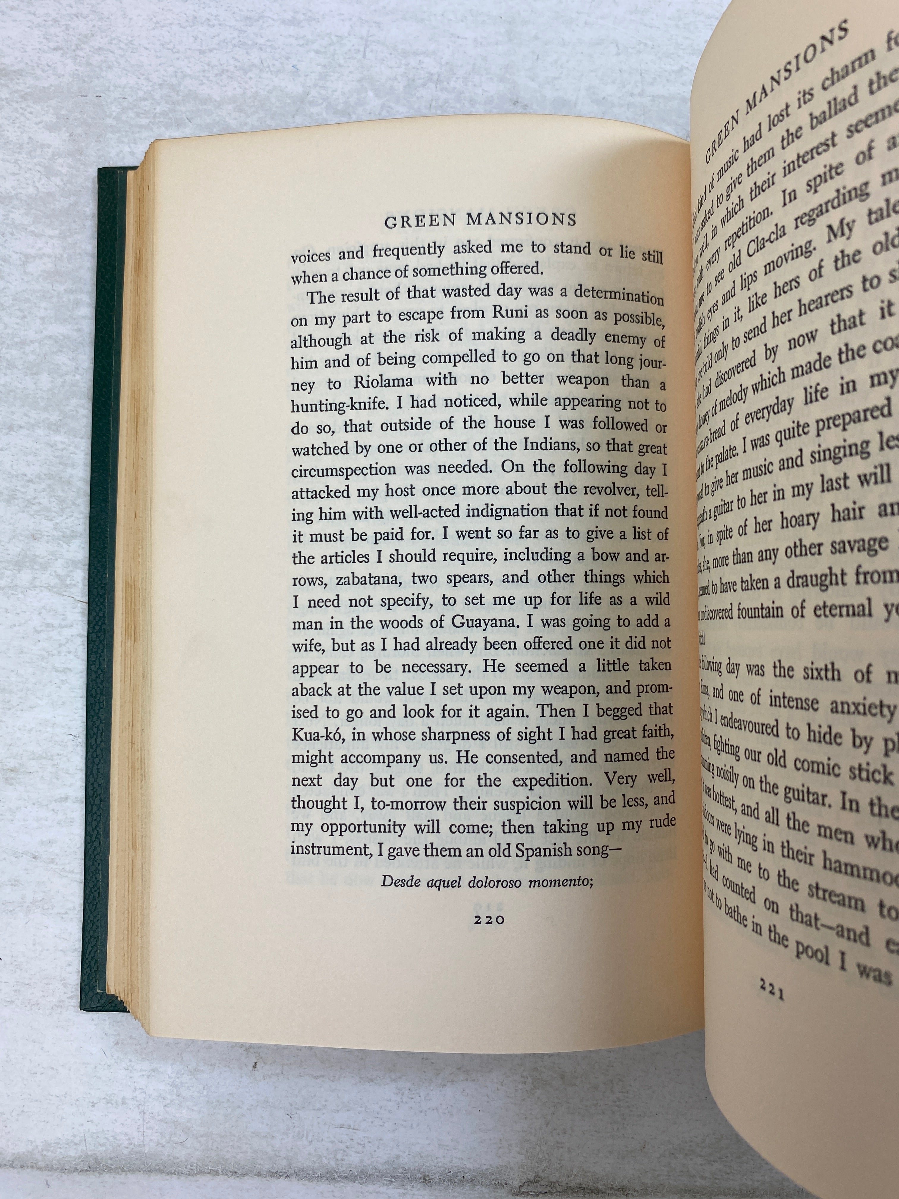 Green Mansions by W.H. Hudson International Collectors Library HC
