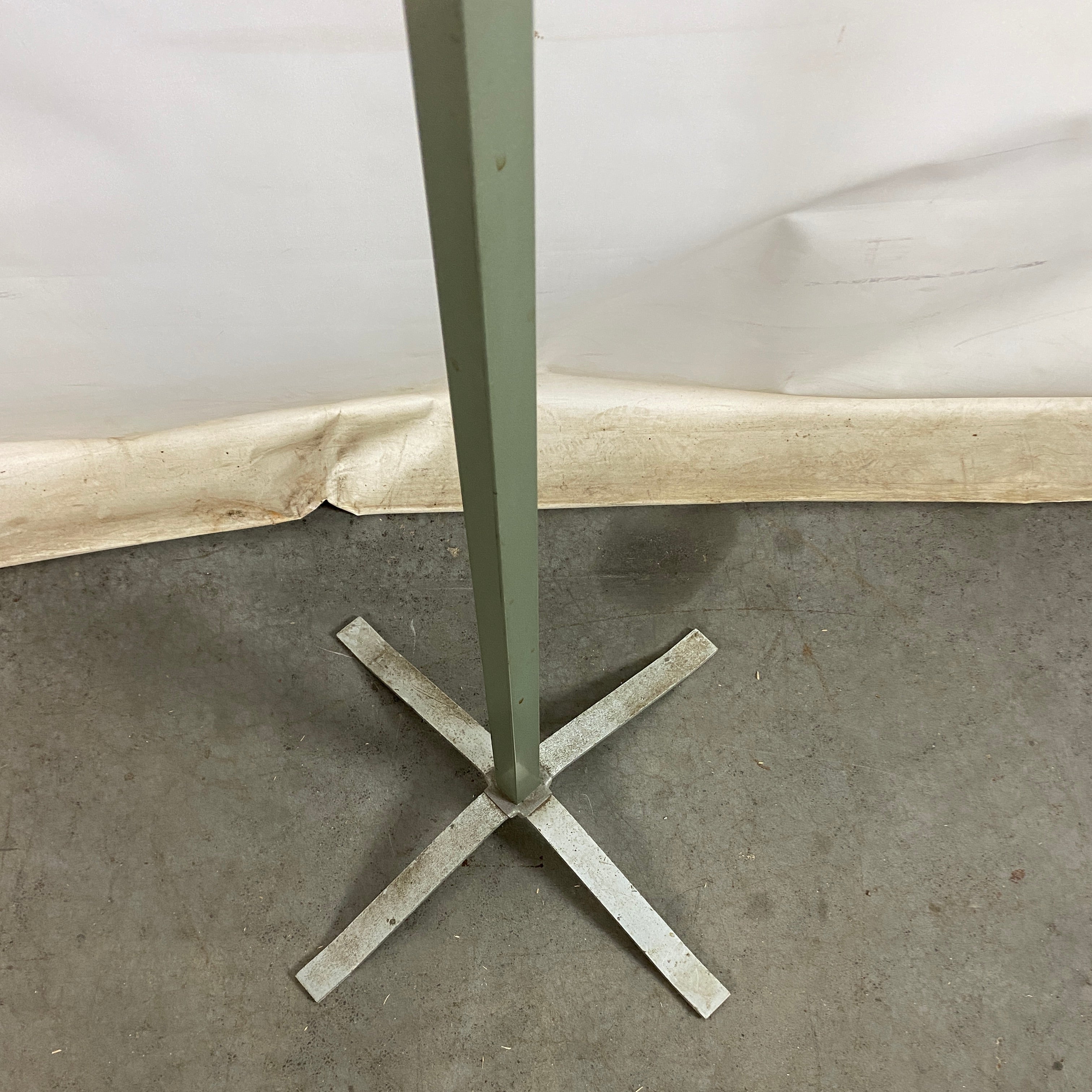 Green Metal Coat Hanger with 6 Hooks