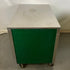 Green Metal Top Wheeled Cart