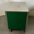 Green Metal Top Wheeled Cart