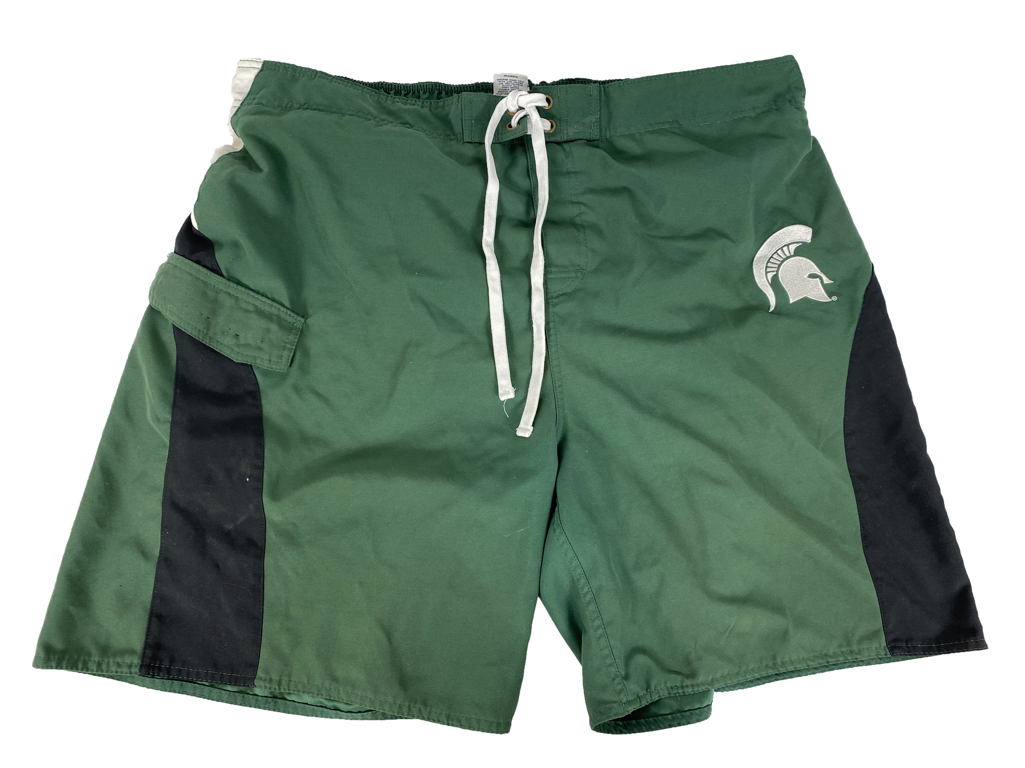 Green Michigan State Athletic Shorts Men's Size 2XL
