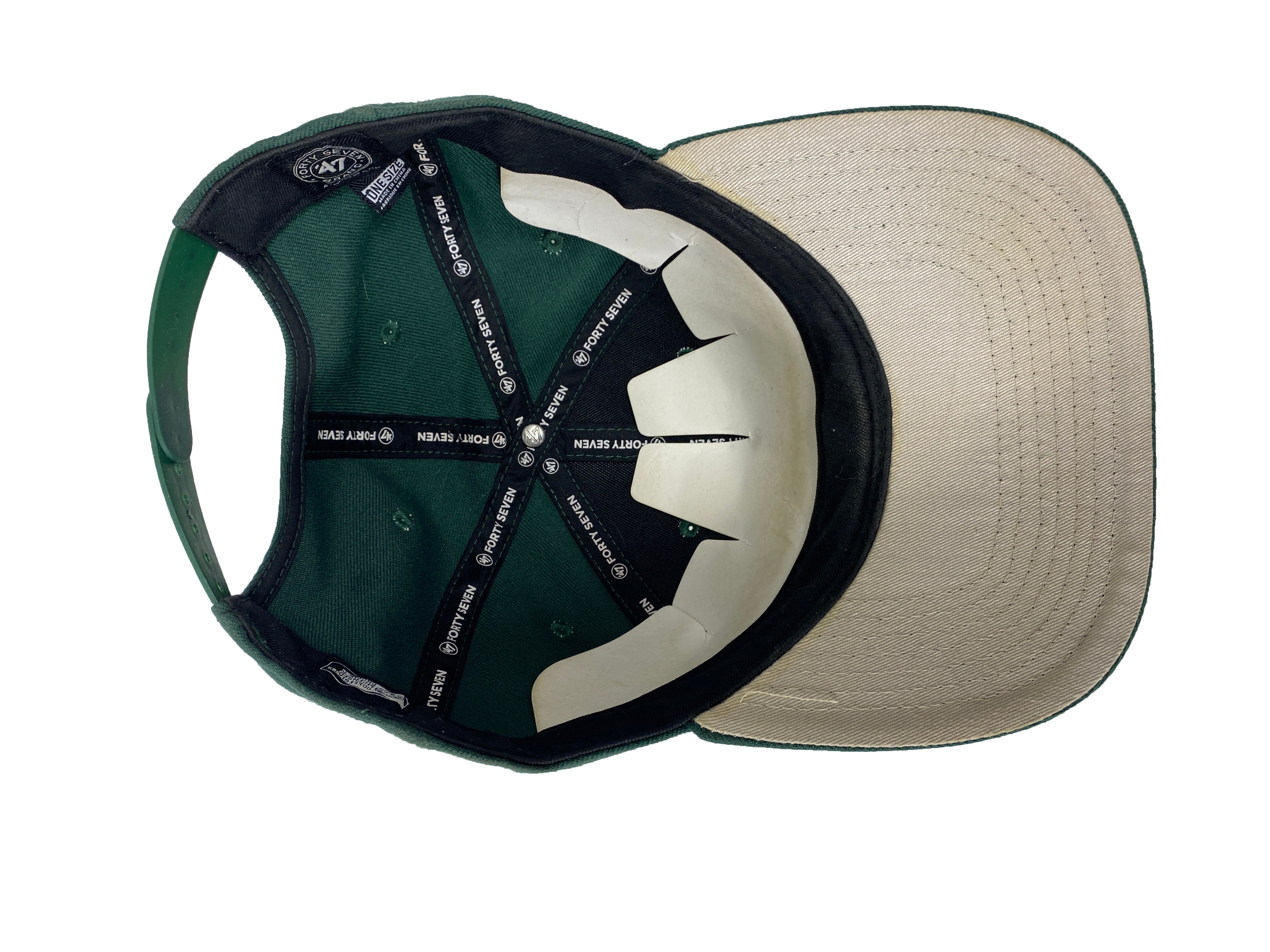 Green Michigan State Baseball Hat
