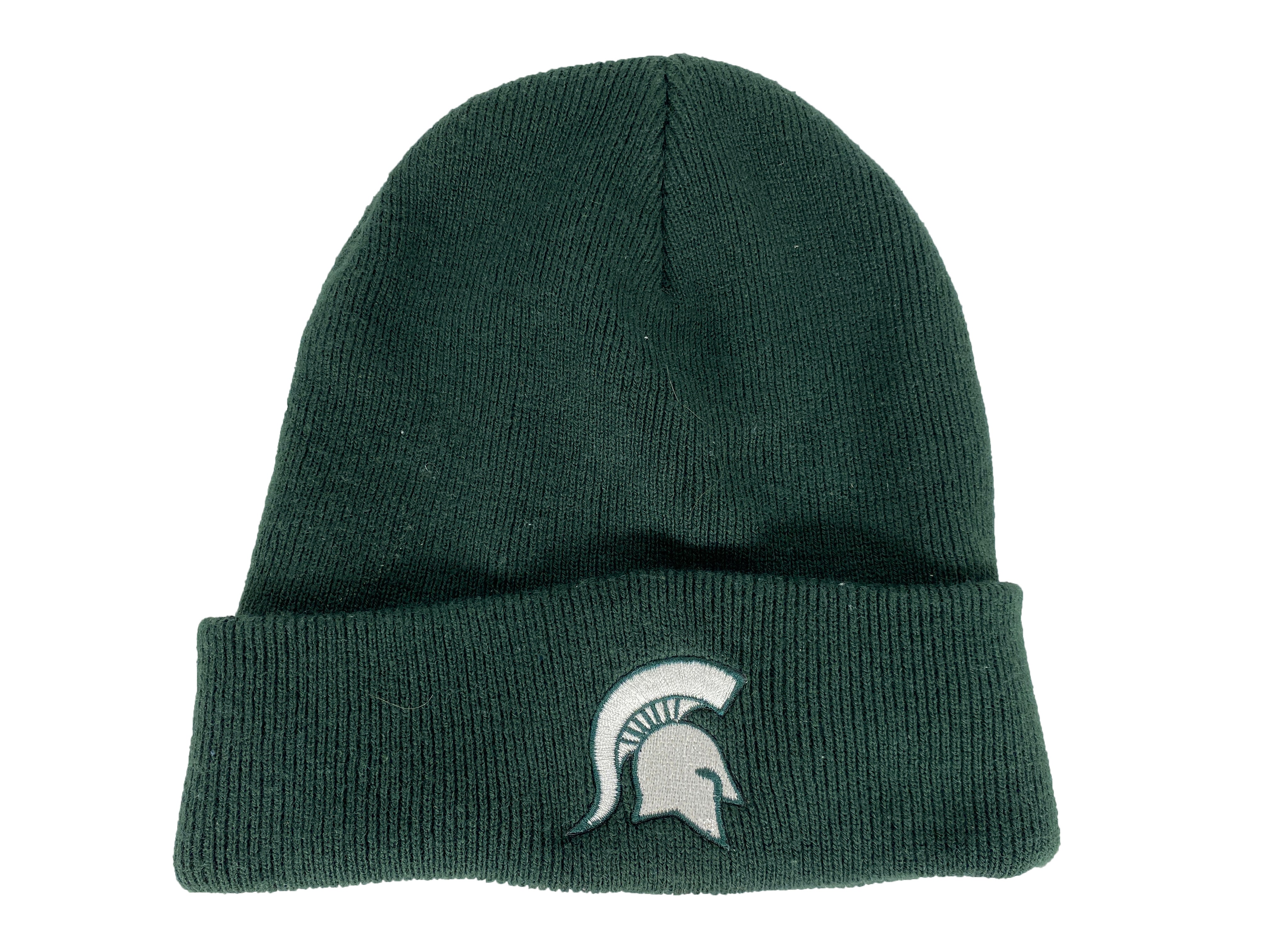 Green Michigan State Beanie
