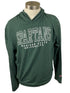 Green Michigan State Hooded Shirt Unisex Size L
