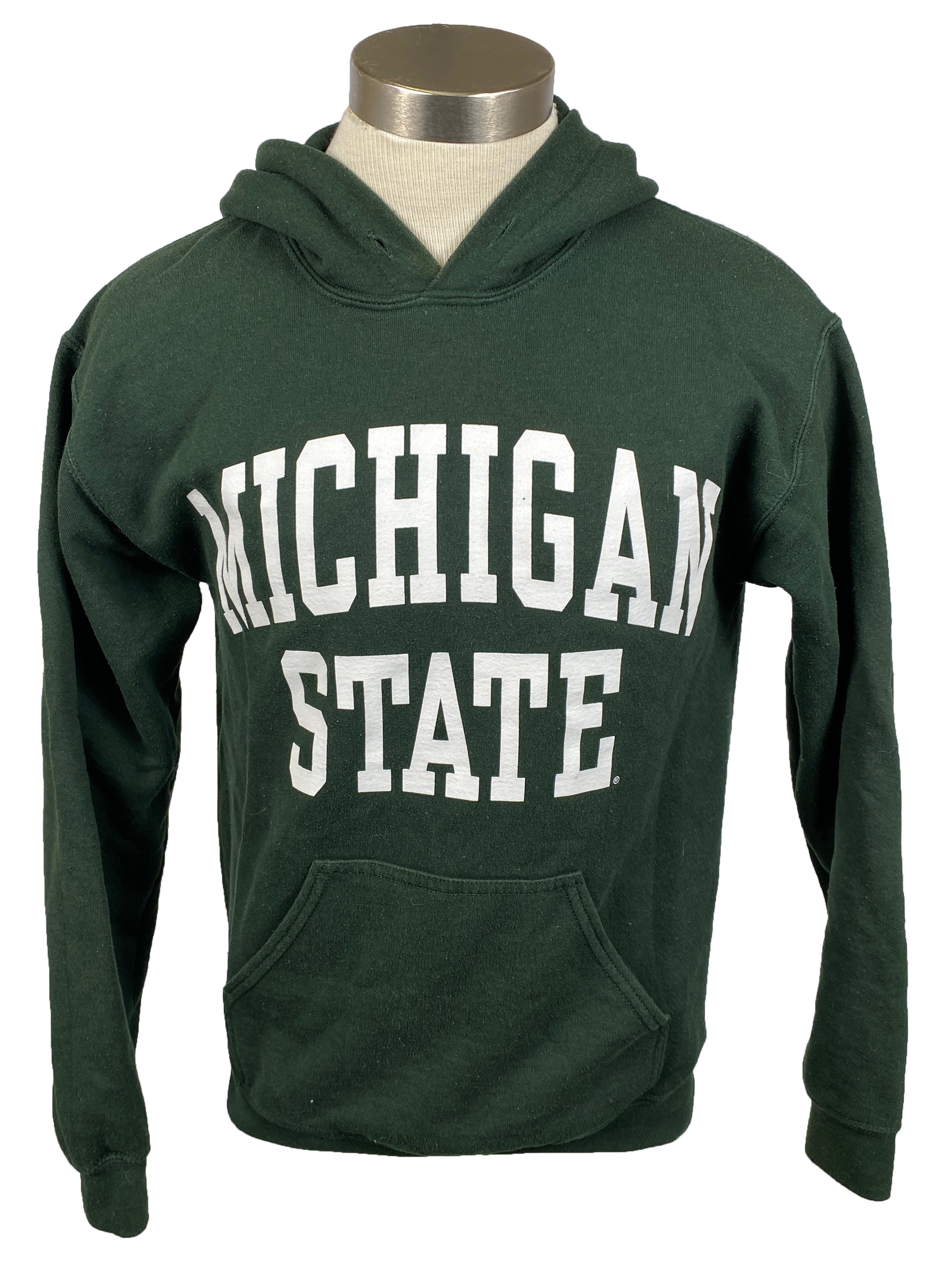 Green Michigan State Hooded Sweatshirt