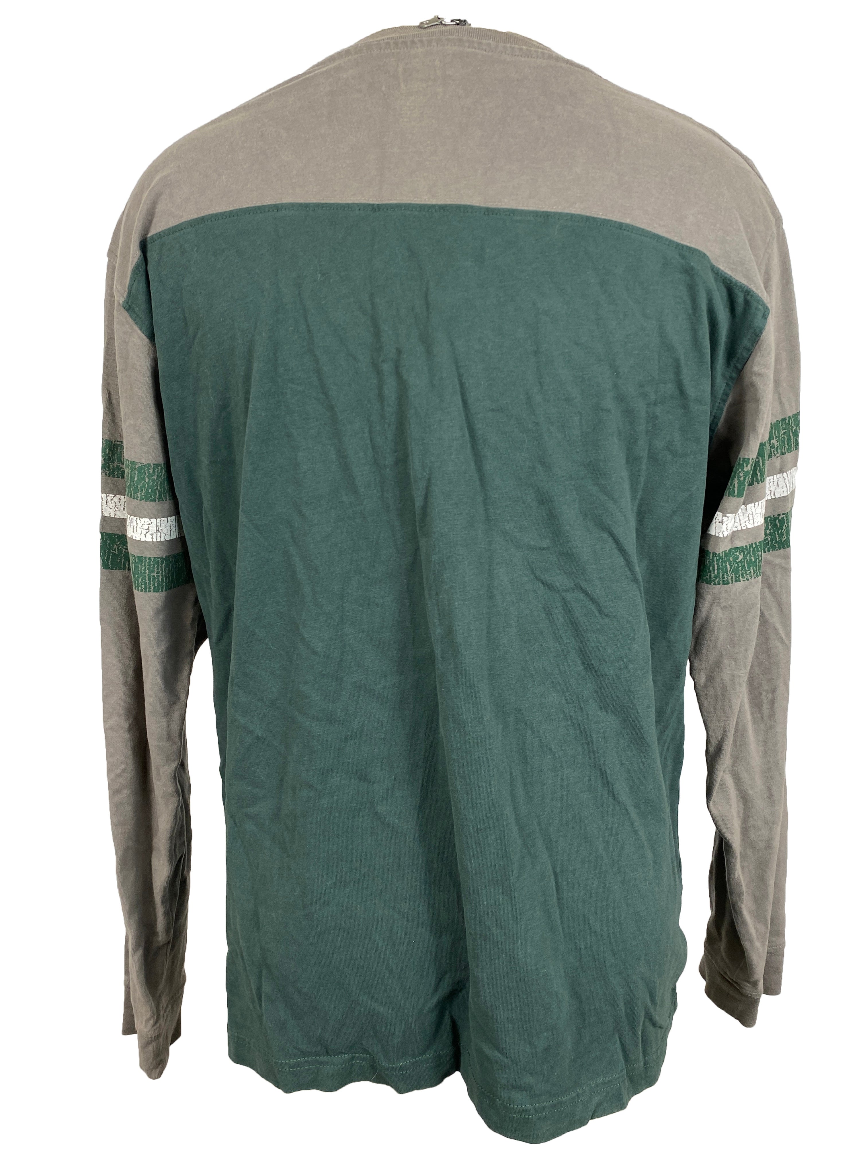 Green Michigan State Long Sleeve T-Shirt Unisex Size XL