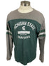 Green Michigan State Long Sleeve T-Shirt Unisex Size XL
