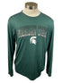 Green Michigan State Long Sleeve T-Shirt Unisex Size XL