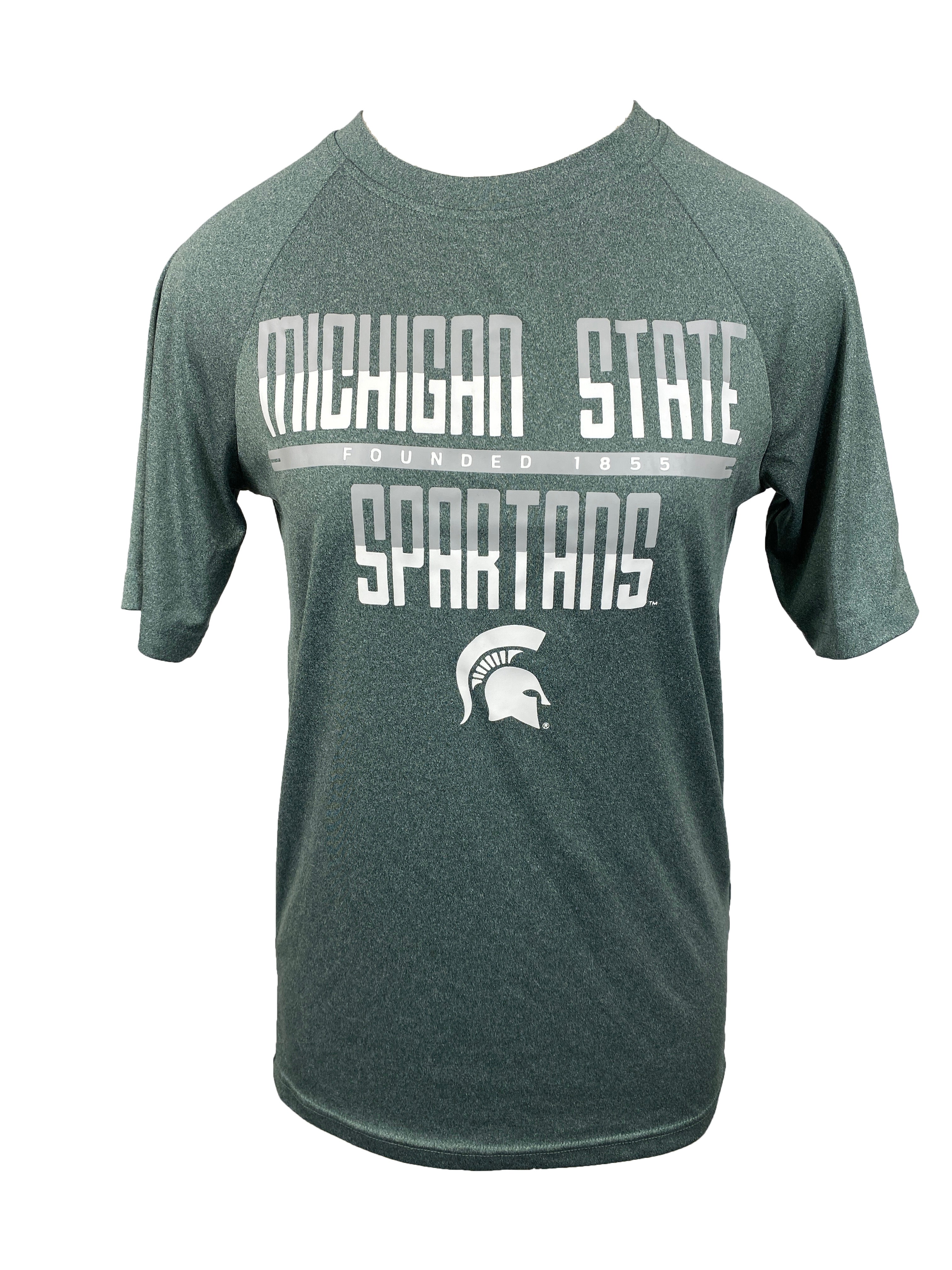 Green Michigan State Short Sleeve T-Shirt Unisex Size S