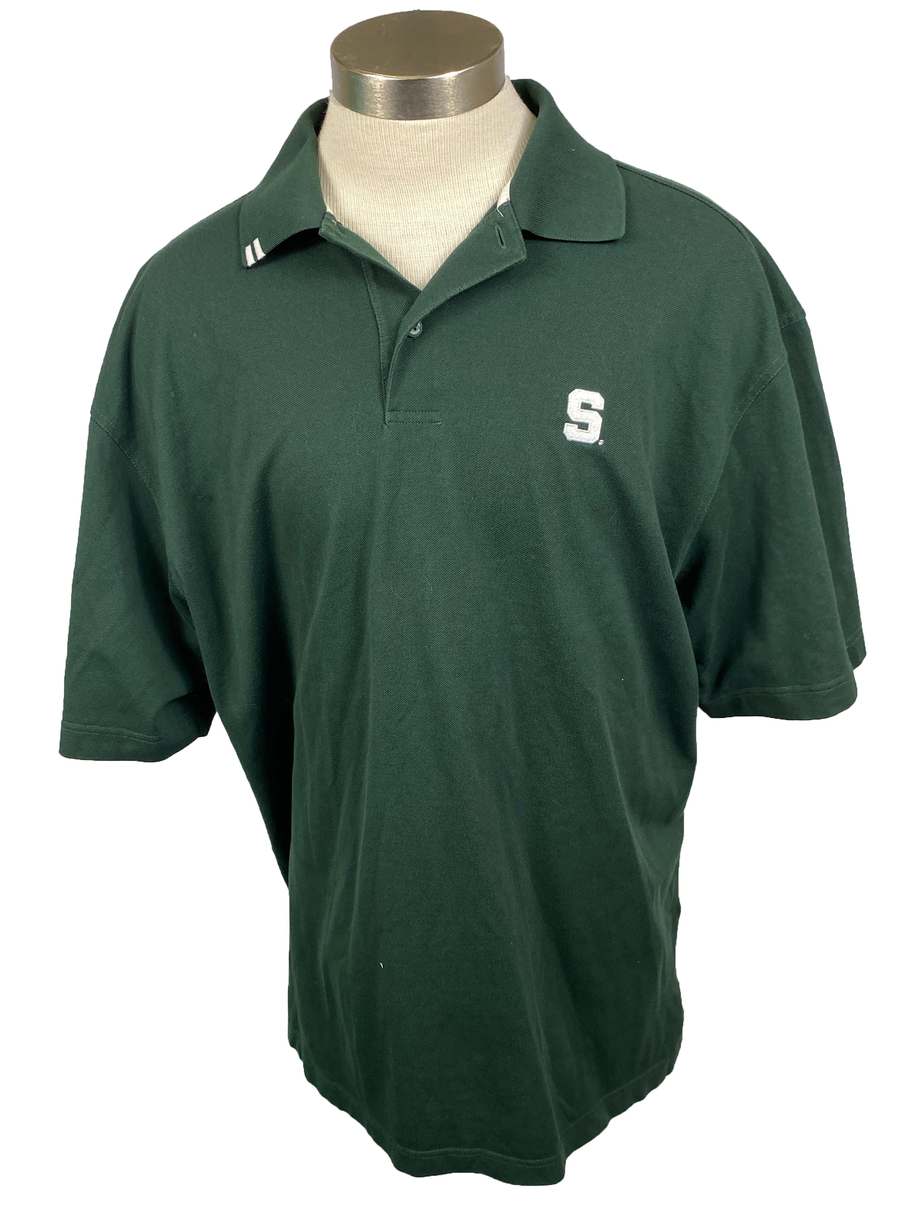 Green Michigan State Spartans Polo Men's Size S