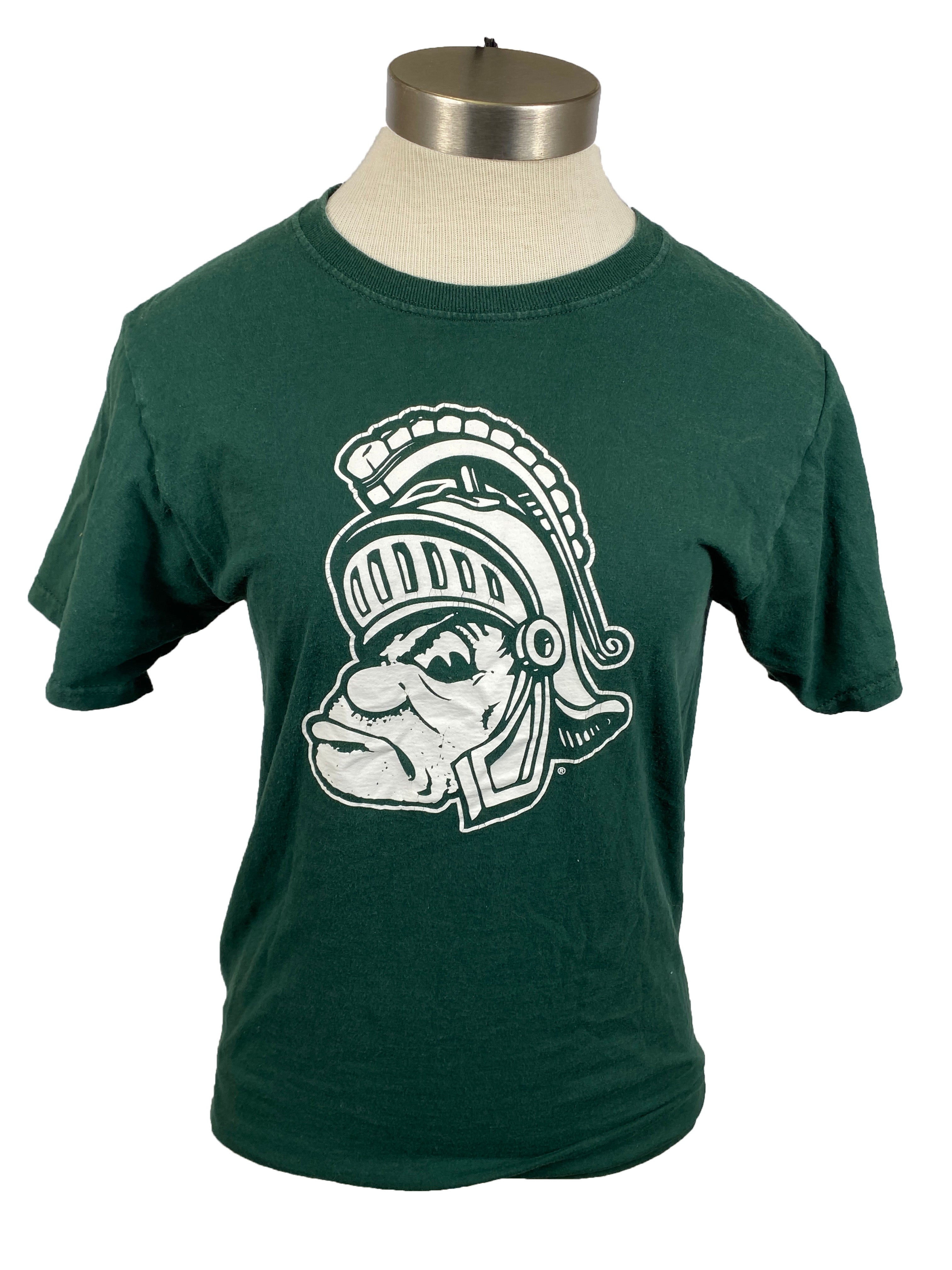 Green Michigan State Sparty T-Shirt Unisex S
