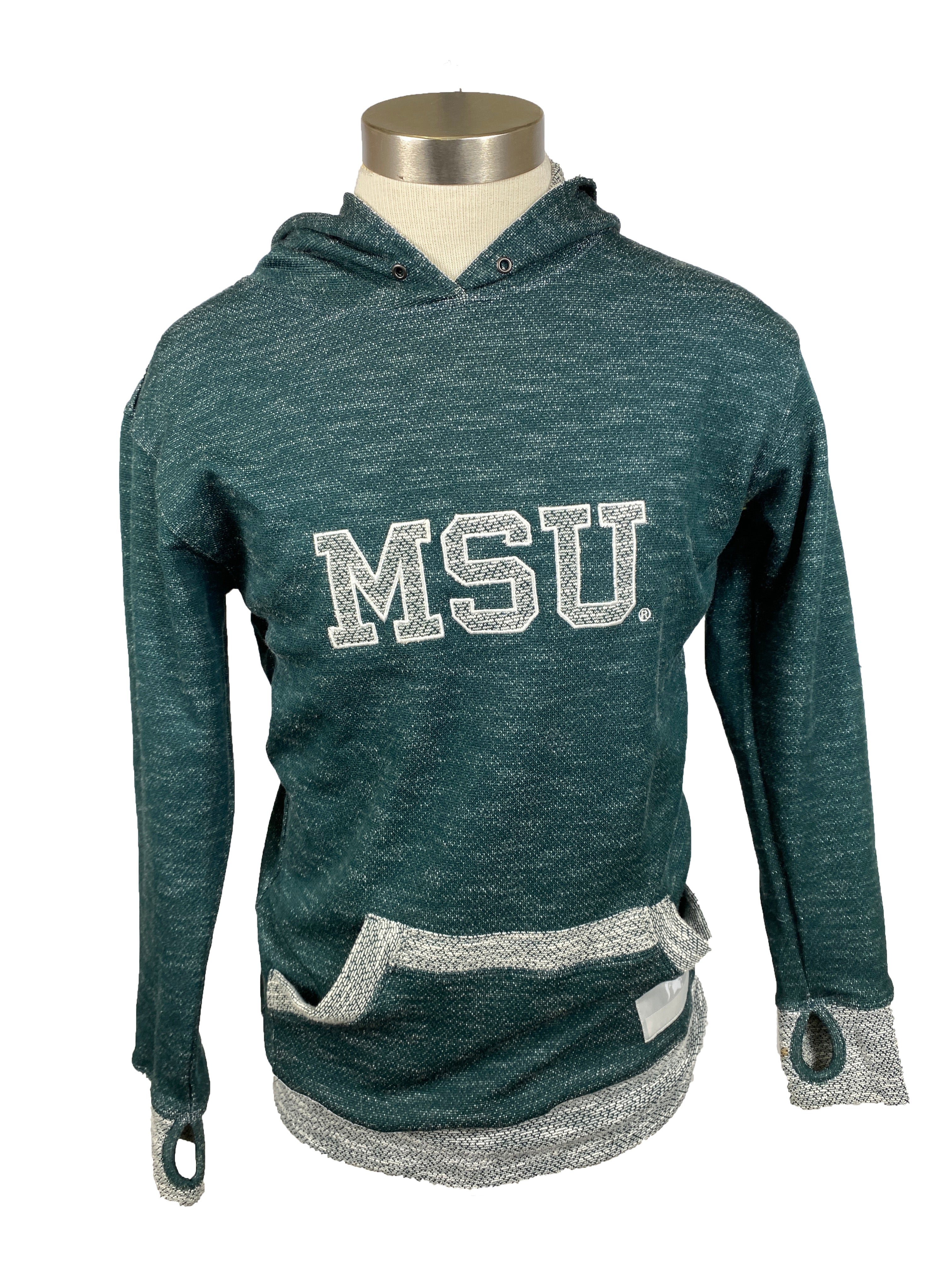 Green Michigan State Sweatshirt Unisex Size S