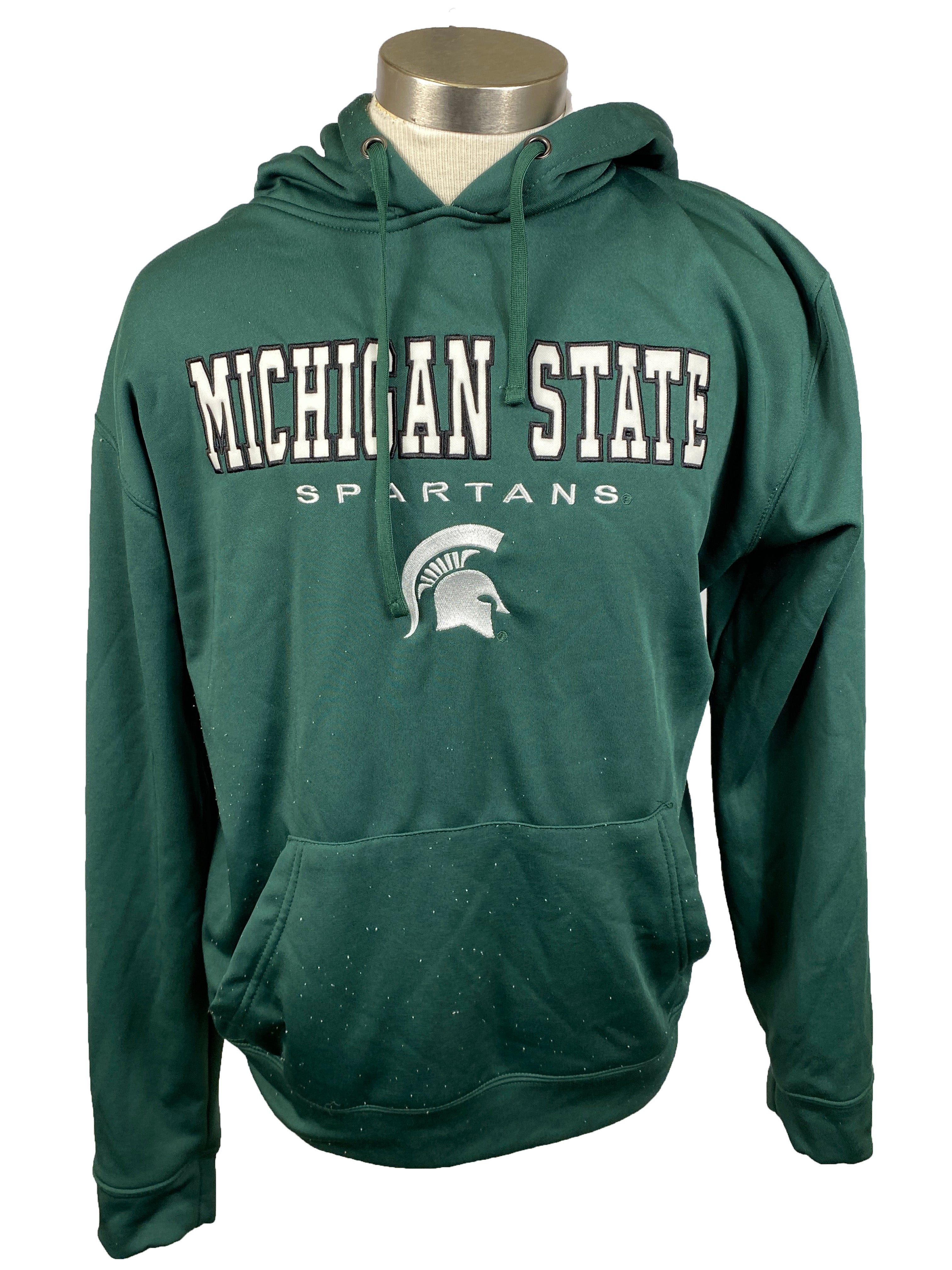 Green Michigan State Sweatshirt Unisex Size XL